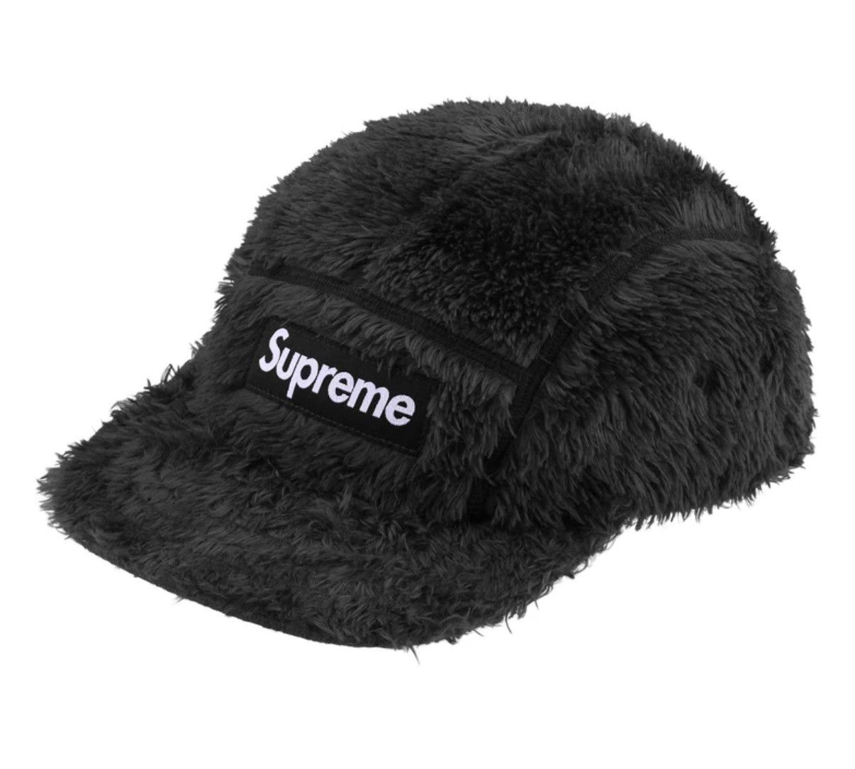 Supreme Supreme fuzzy camp cap black IN HAND‼️ Size ONE SIZE - 1 Thumbnail
