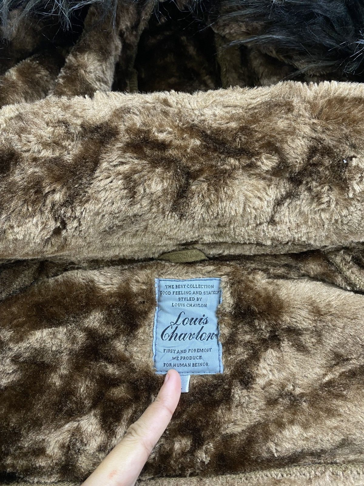 If Six Was Nine 🔥Louis Chavlon Faux Fur Hoodie Suede Leather Jacket Size US M / EU 48-50 / 2 - 11 Thumbnail