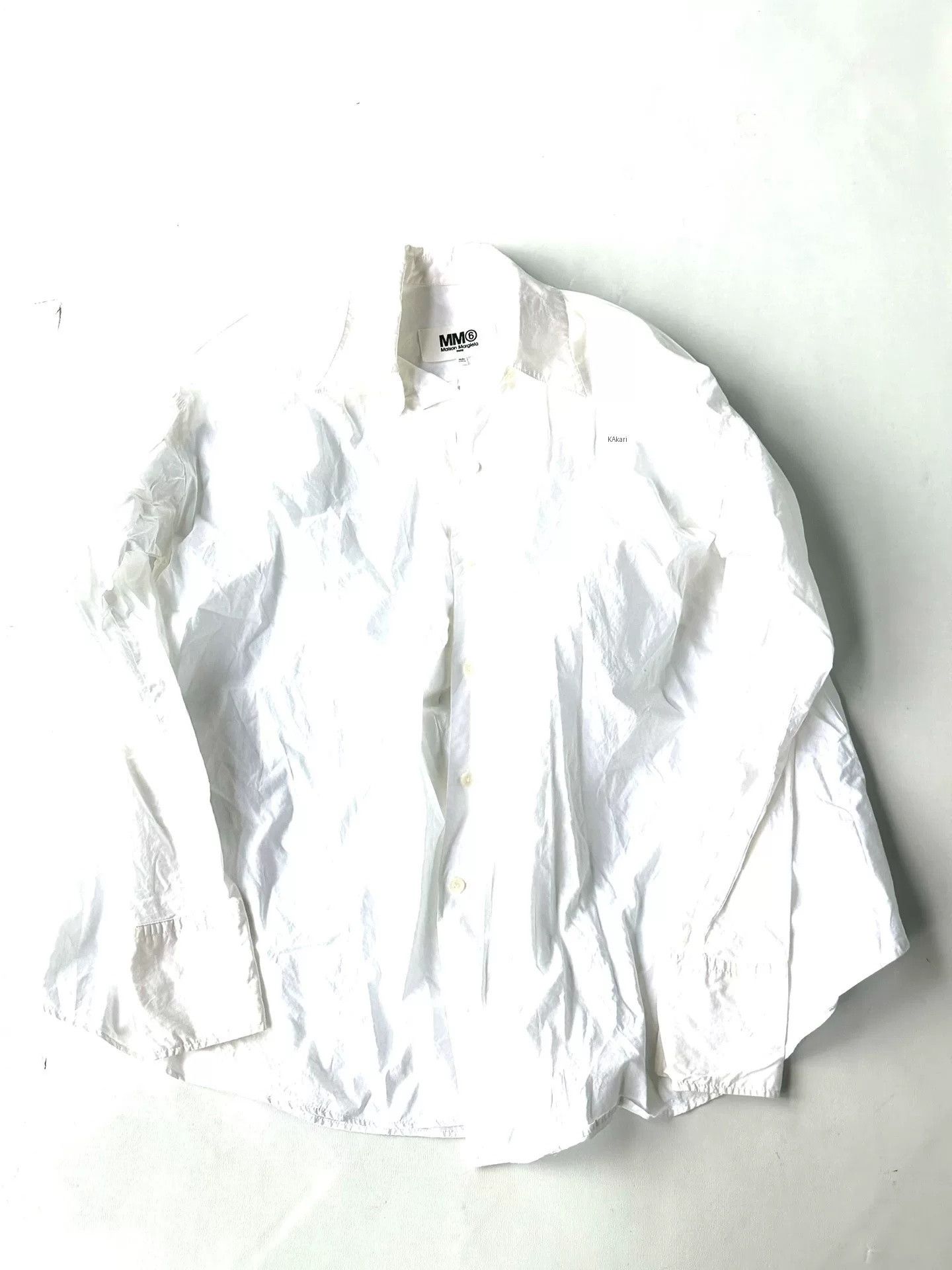 Maison Margiela Maison Margiela Pure White Shirt Size US S / EU 44-46 / 1 - 1 Thumbnail