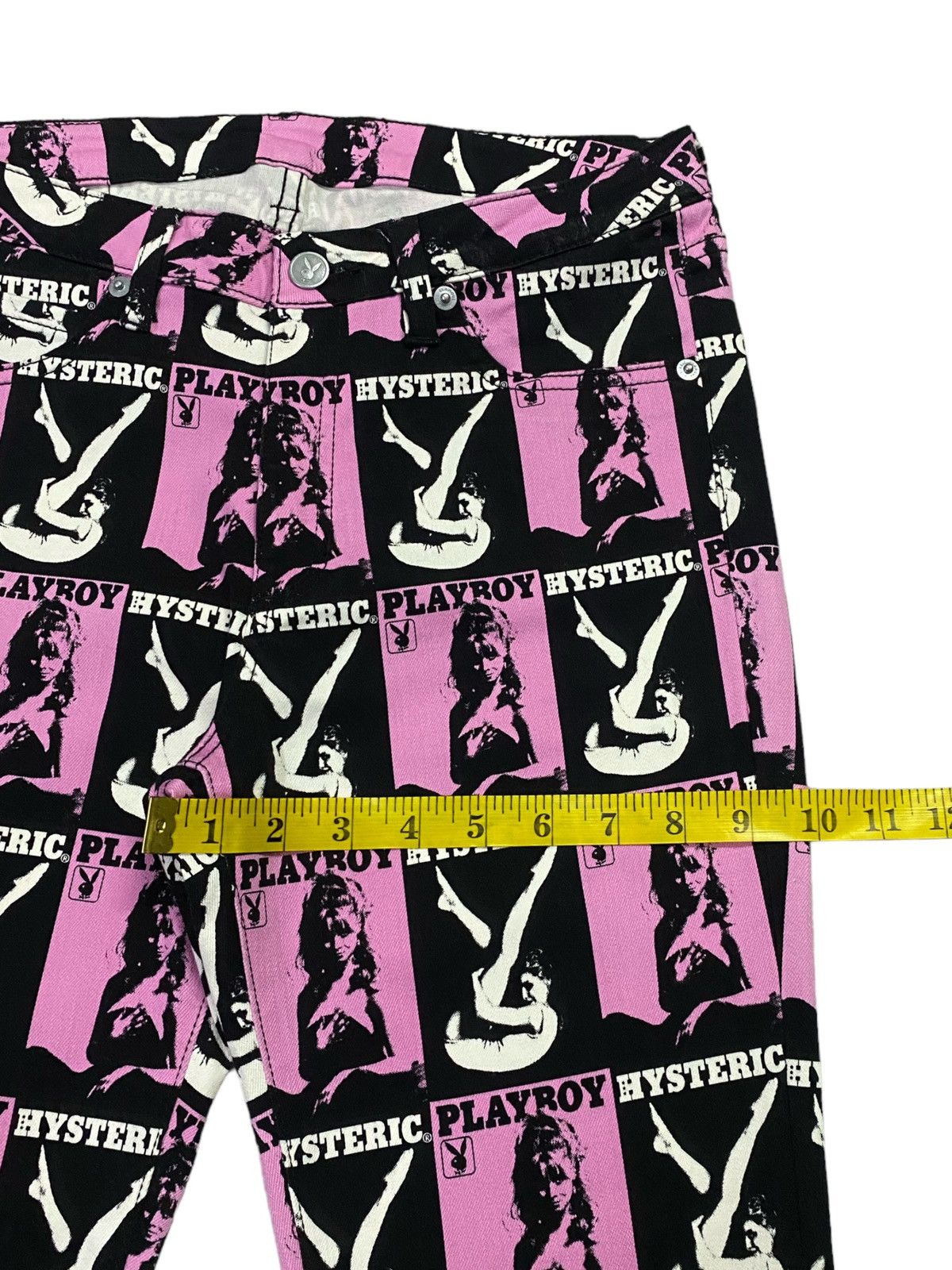 Hysteric Glamour Hysteric Glamour X Play Boy Full Print Stretch Jeans Size 28" / US 6 / IT 42 - 8 Thumbnail