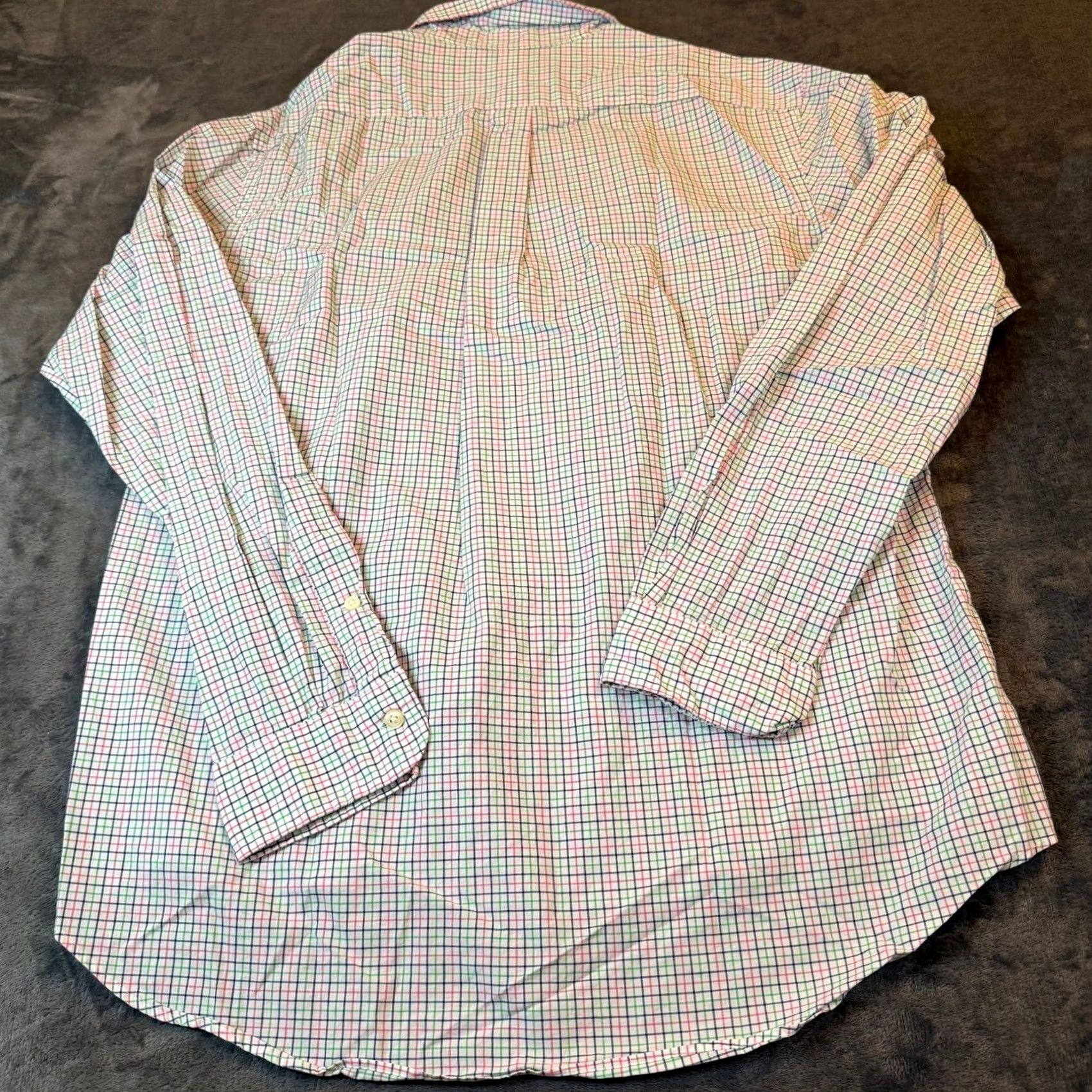 Ralph Lauren Ralph Lauren Button-Down Shirt Mens L Multicolor Tattersall Check 100% Cotton Embroidered Logo Classic Fit Size US L / EU 52-54 / 3 - 5 Thumbnail