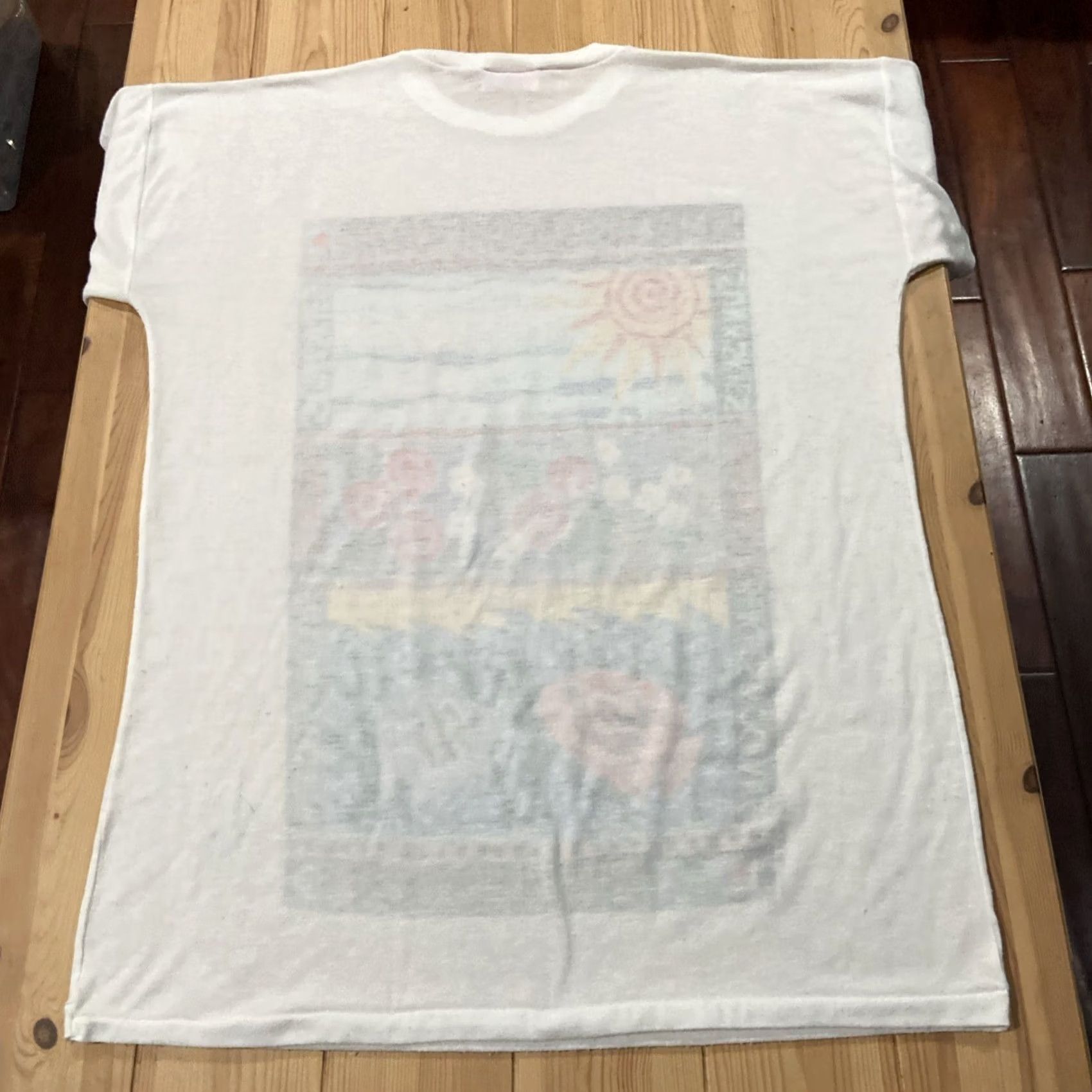 Vintage Blossom Nite - T's Night Gown Shirt White 1x-3X Regular USA Nature Fish Flowers Nite Blossom Mens Women Girls Boys Size ONE SIZE - 6 Thumbnail