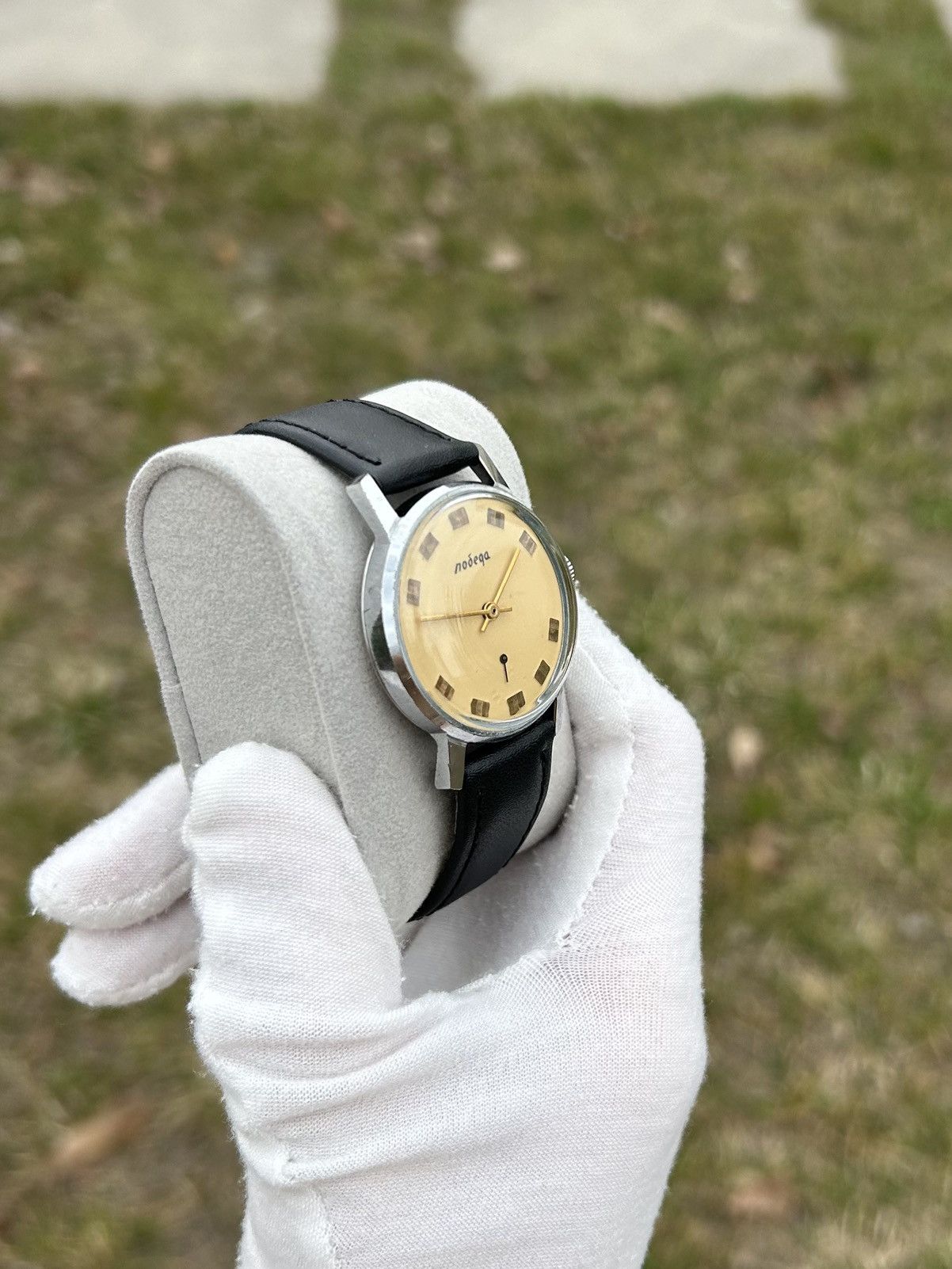 Vintage Vintage Watch Pobeda USSR Soviet Mechanical Retro 1980s Size ONE SIZE - 7 Thumbnail