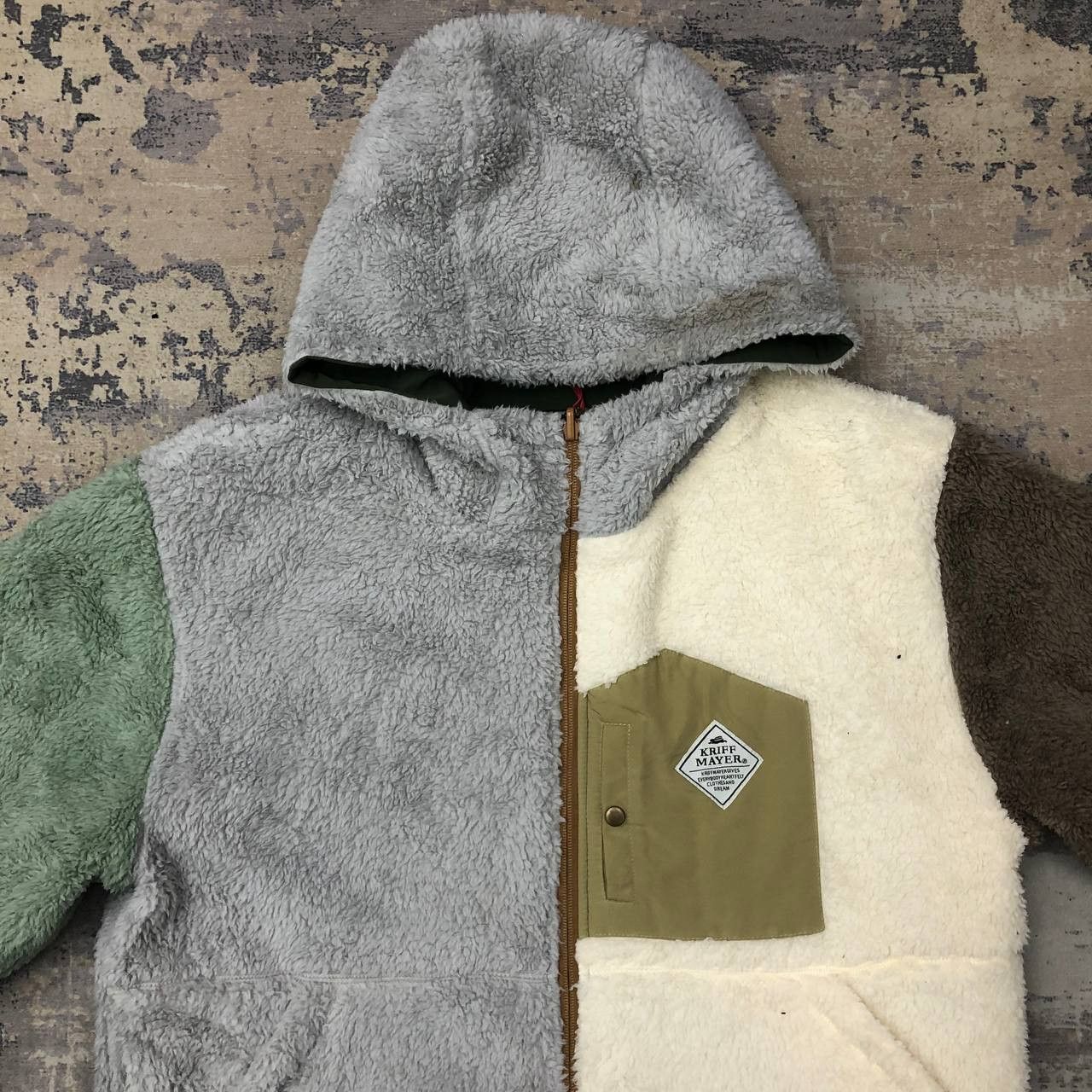 Japanese Brand Y649 KRIFF MAYER FLEECE REVERSIBLE JACKETS Size US L / EU 52-54 / 3 - 10 Thumbnail