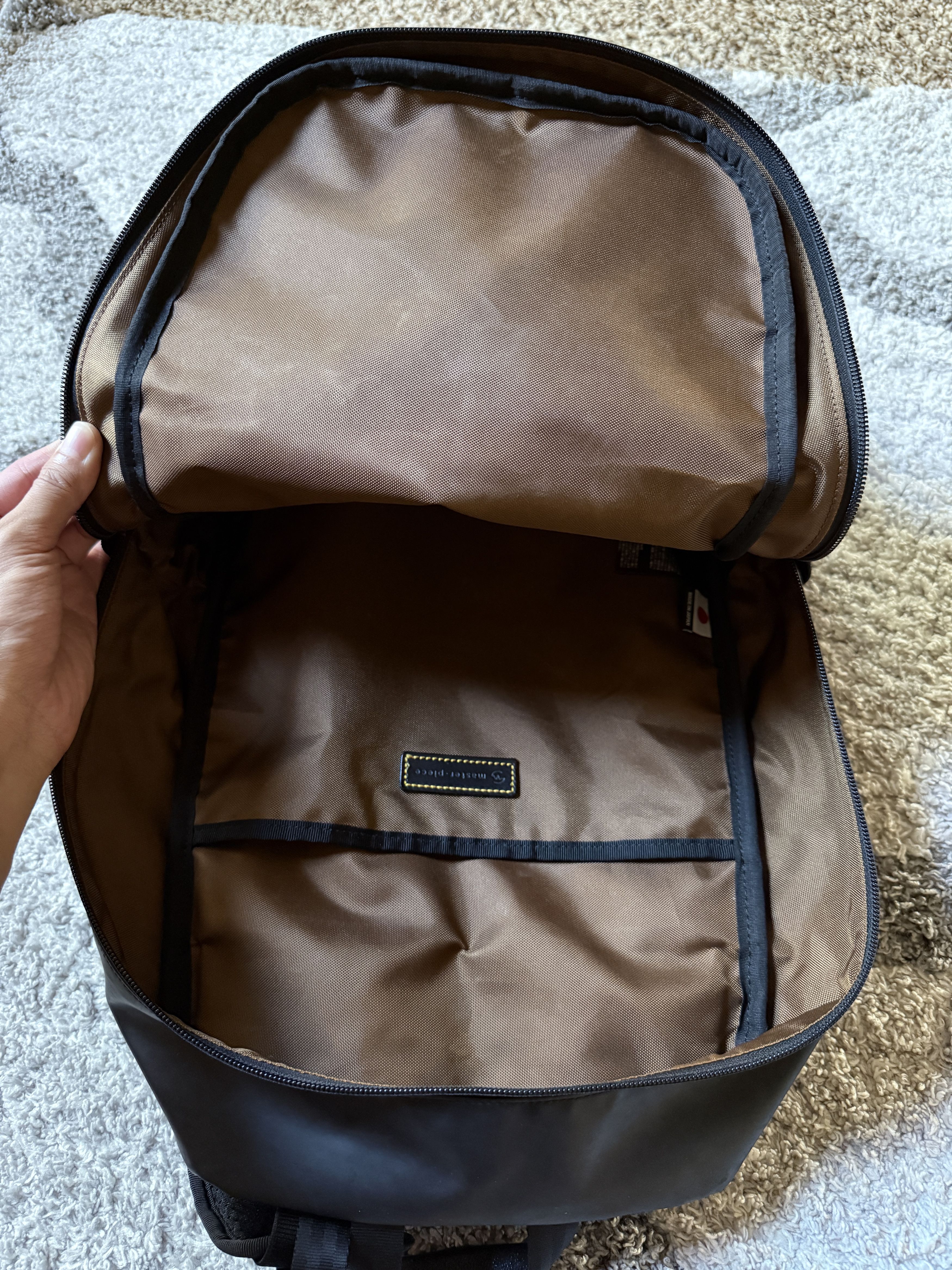 MasterPiece MASTER-PIECE Japan 'Slick' Backpack - CORDURA Nylon/Leather Size ONE SIZE - 15 Thumbnail