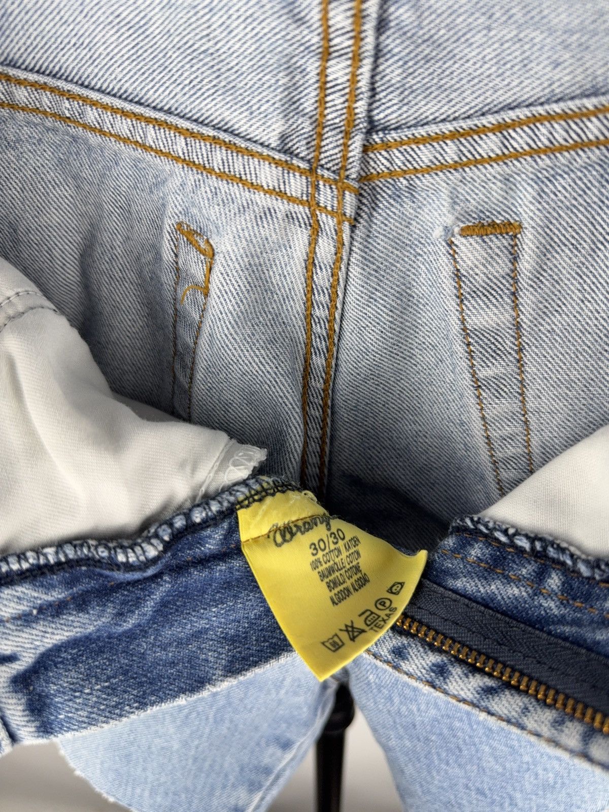 Wrangler Vintage 90s Wrangler Texas Western Denim Retro crop shorts Size 28" / US 6 / IT 42 - 8 Thumbnail