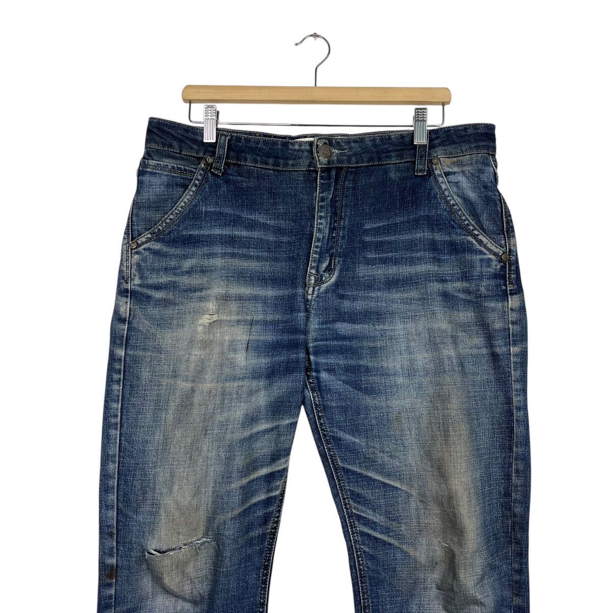 Armani Vintage Armani Jeans Distressed Denim Jeans Size US 34 / EU 50 - 3 Thumbnail