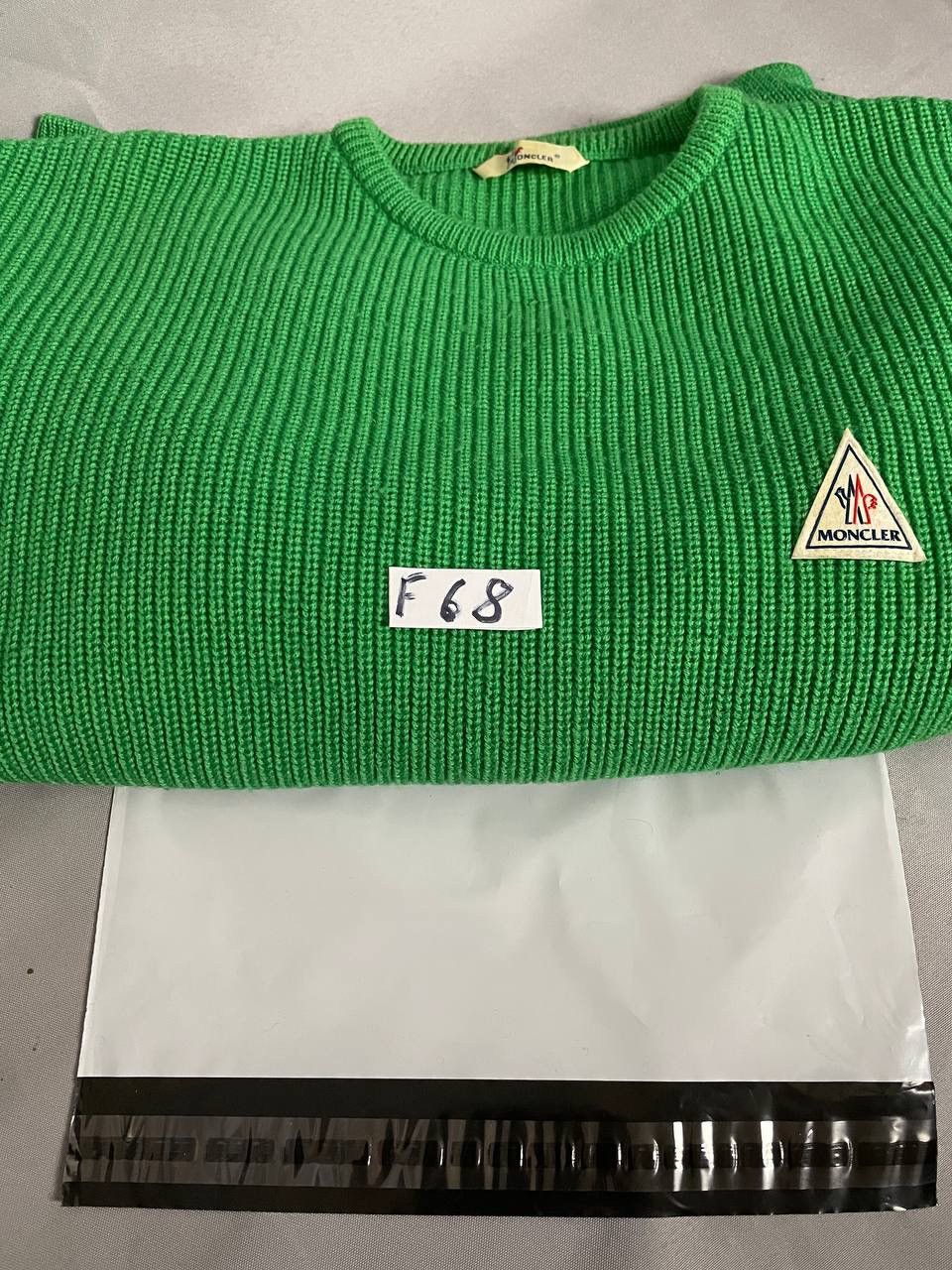 Moncler Moncler Sweater Green Vintage 1990s Rare Size US XL / EU 56 / 4 - 14 Thumbnail