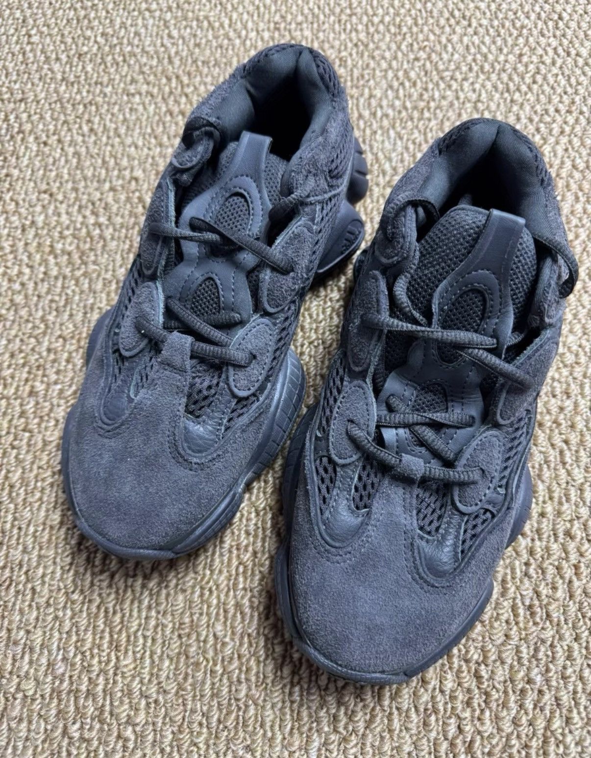 Adidas Adidas Yeezy 500 Utility Black F36640-2020 K37 Size US 7 / IT 37 - 4 Thumbnail