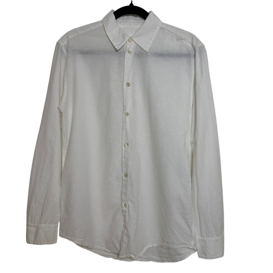 La Perla La Perla Cotton White Button-Down Shirt Size US L / EU 52-54 / 3 - 1 Thumbnail
