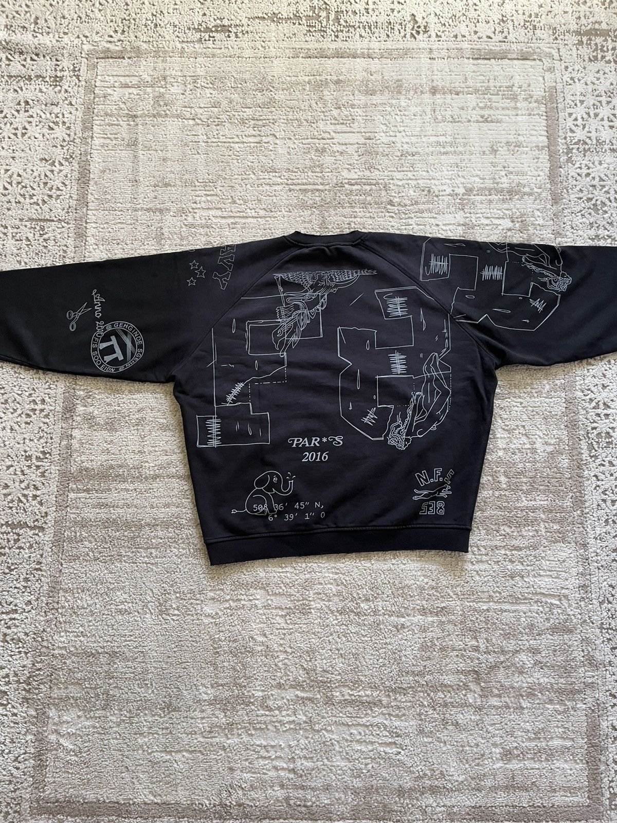 No Faith Studios No Faith Studios Graffiti Crewneck Size US M / EU 48-50 / 2 - 9 Thumbnail