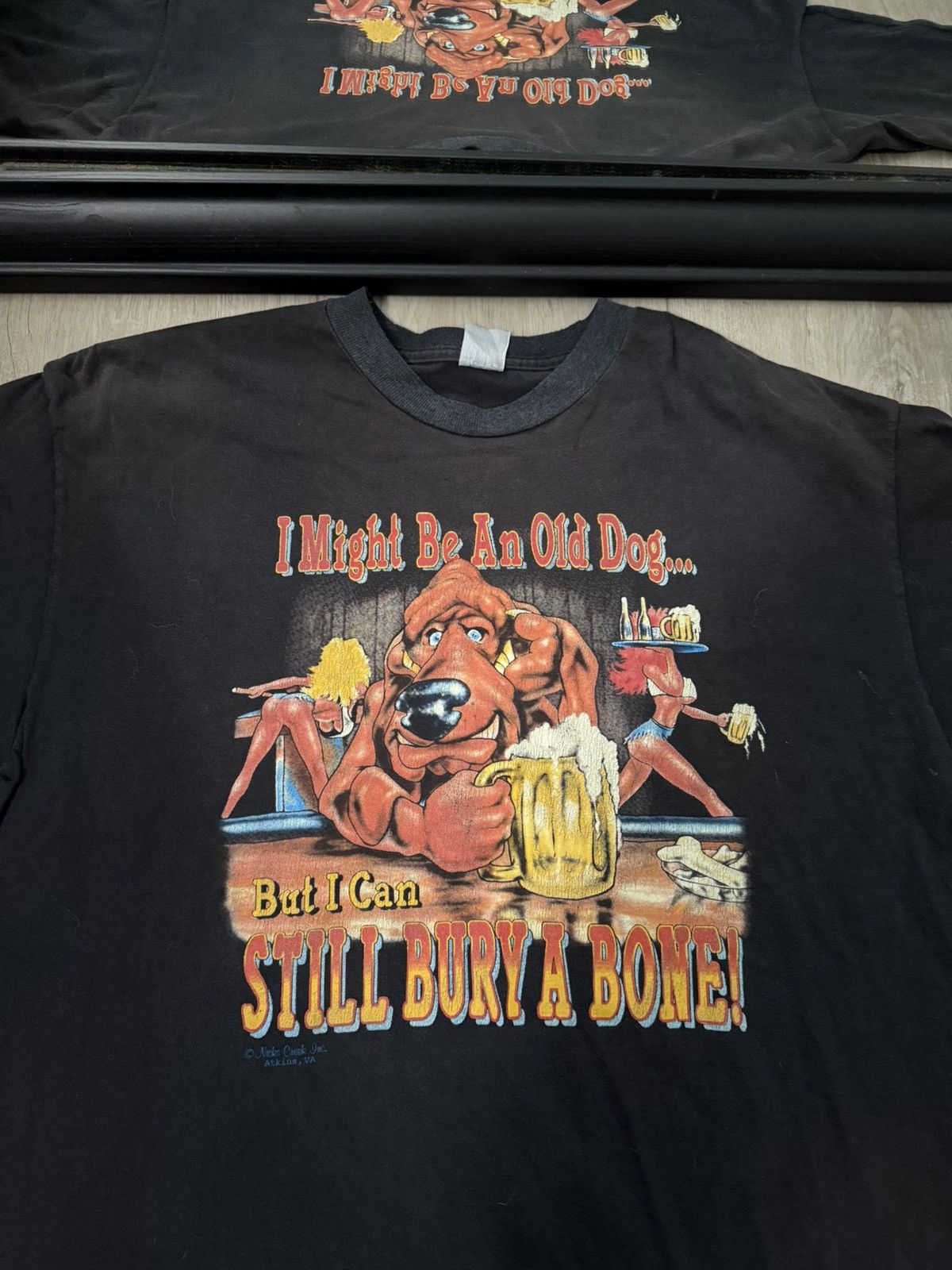 Harley Davidson × Vintage Vintage / Y2K 3D Emblem Old Dog Biker Shirt Size US XL / EU 56 / 4 - 2 Thumbnail