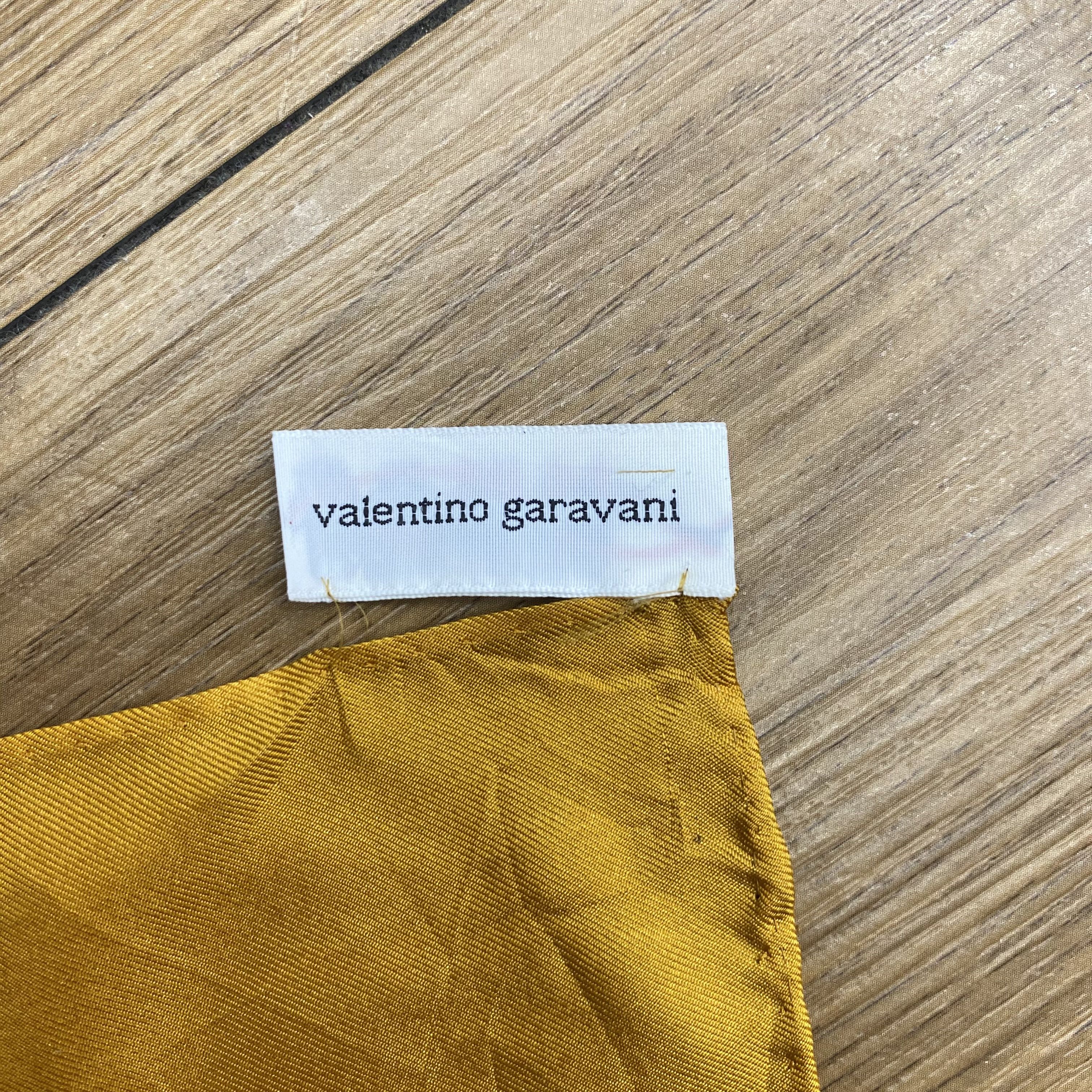 Valentino × Vintage Vintage 90s Valentino Garavani Silk Scarf SSC306 Size ONE SIZE - 4 Thumbnail