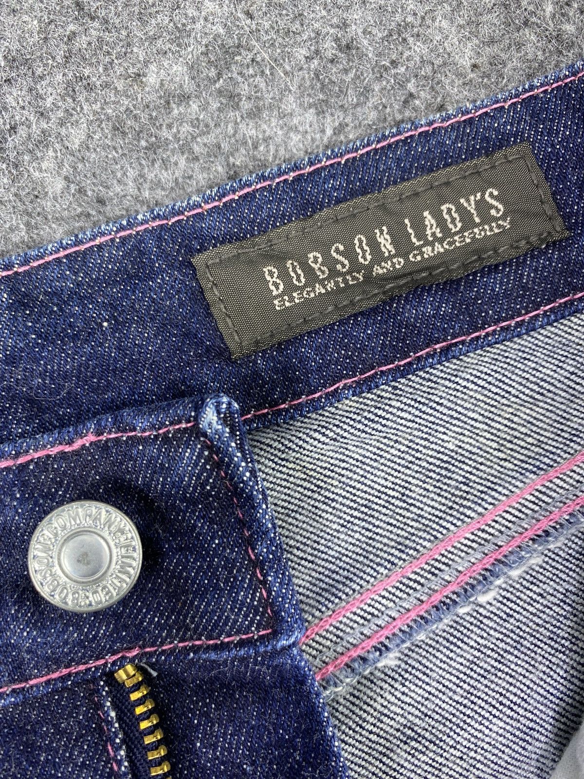 Japanese Brand Bobson Lady’s Blue Jean's - J1018 Size 25" / US 0 / IT 36 - 9 Thumbnail