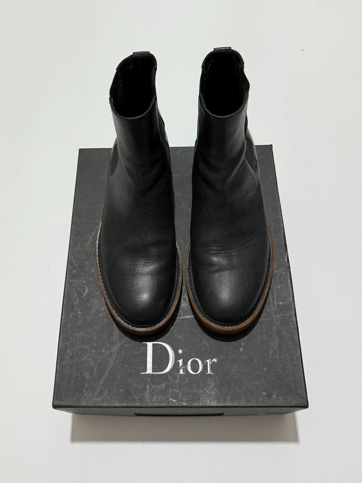 Dior Dior Grainy Calfskin Chelsea Boots FW12 KVA Show Piece Size US 8.5 / EU 41-42 - 5 Thumbnail