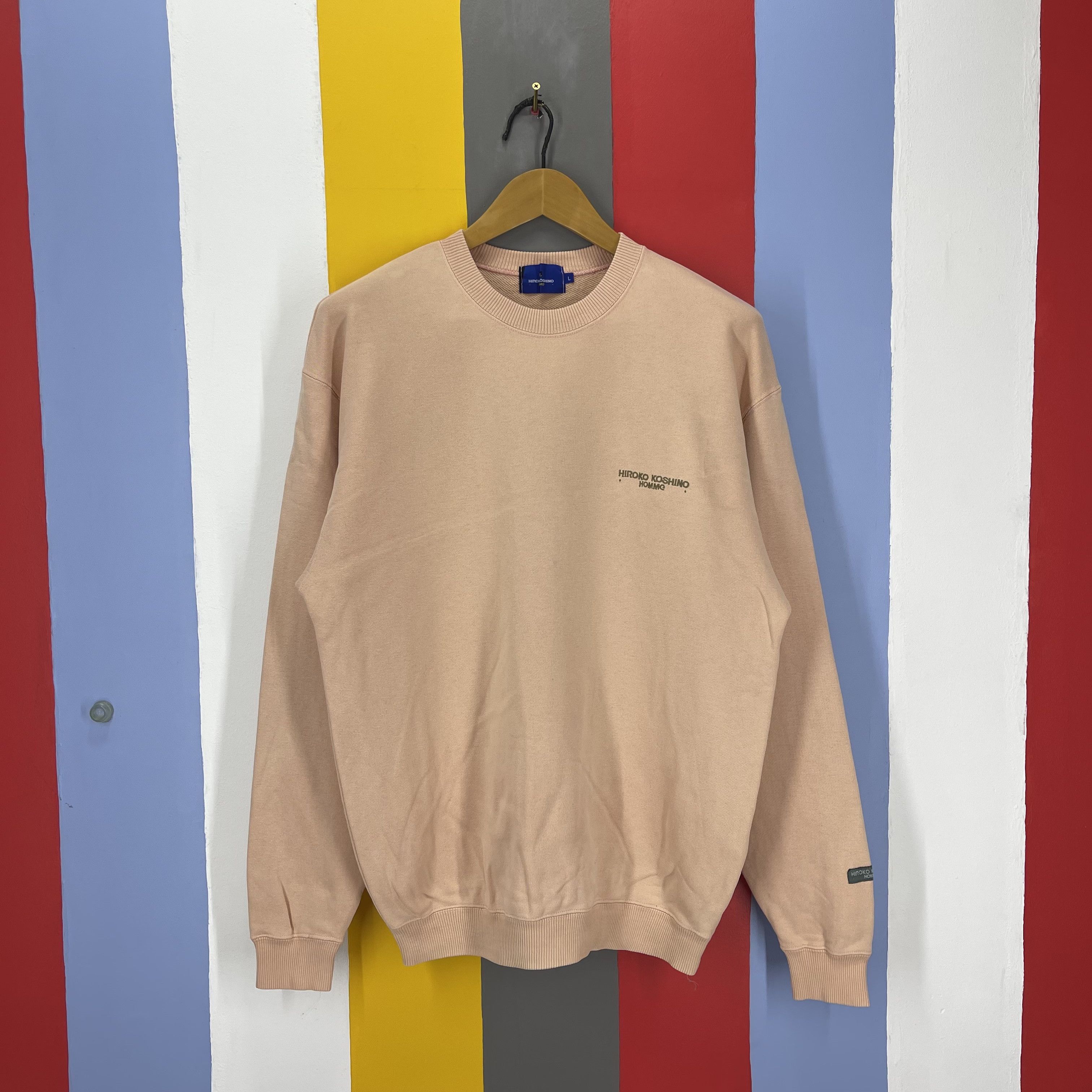 Hiroko Koshino Homme HIROKO KOSHINO HOMME Crew Neck Sweatshirt #1453/AX Size US L / EU 52-54 / 3 - 4 Thumbnail