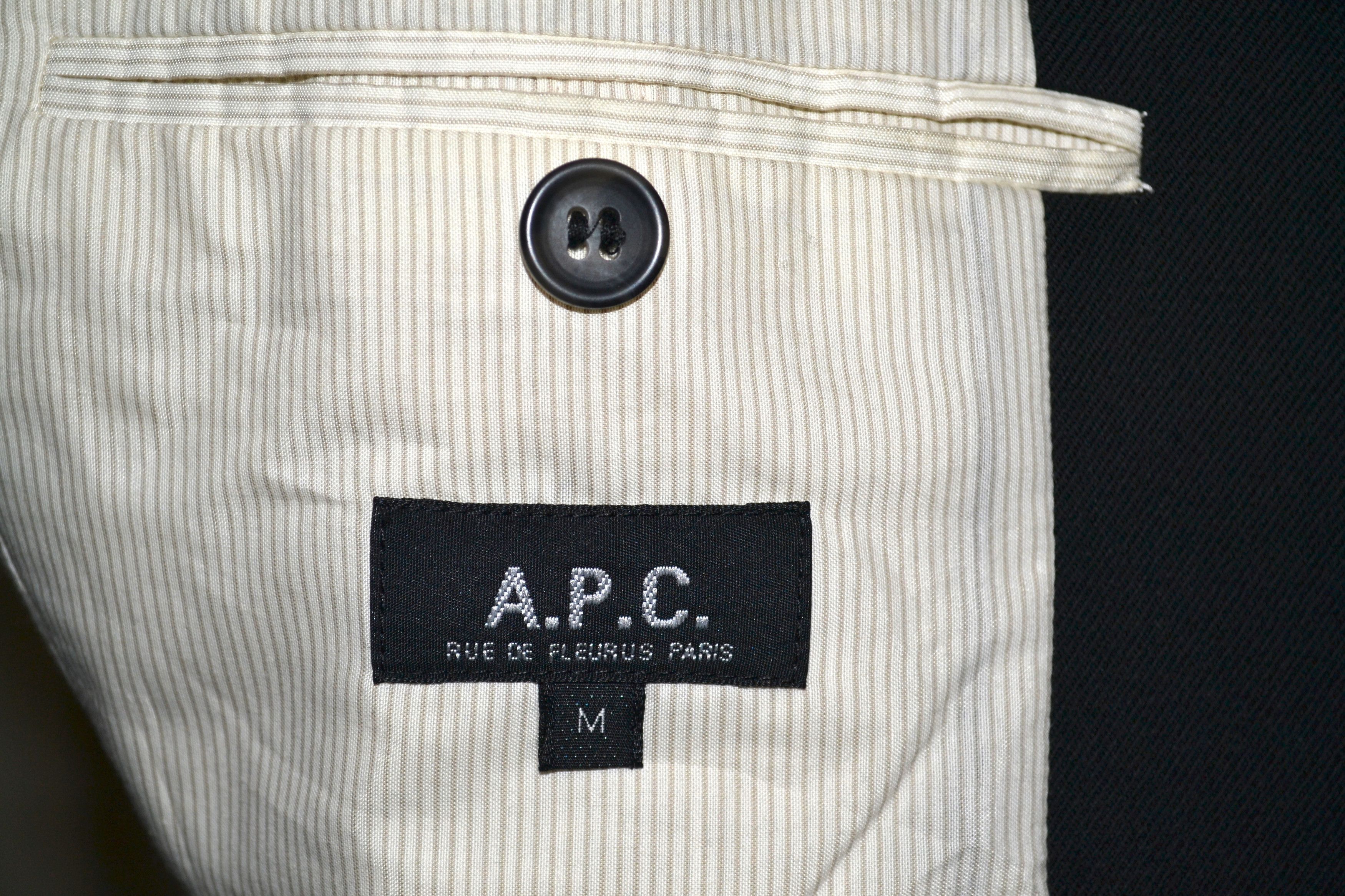 A.P.C. A.P.C. Black Blazer Size 48R - 8 Thumbnail