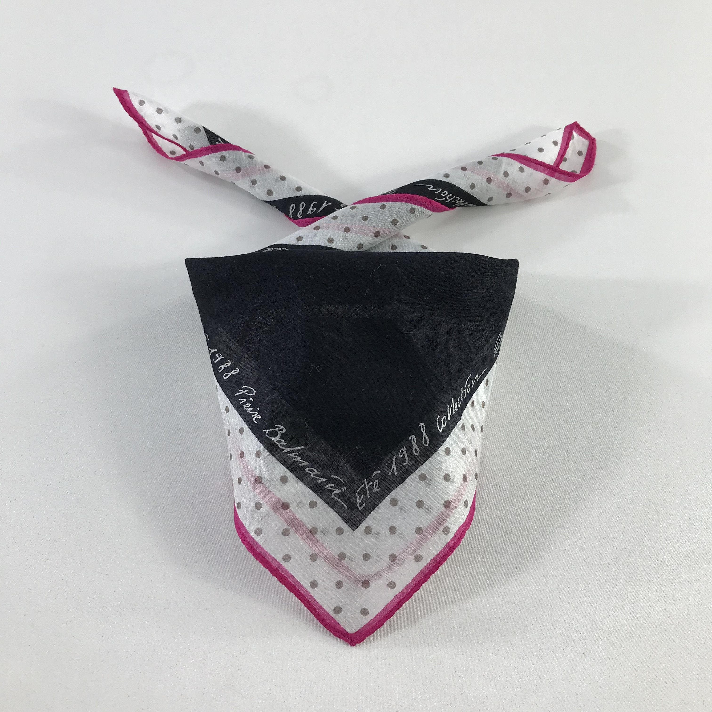 Pierre Balmain × Vintage Pierre Balmain Bandana / Handkerchief / Neckerchief - S992 Size ONE SIZE - 3 Thumbnail