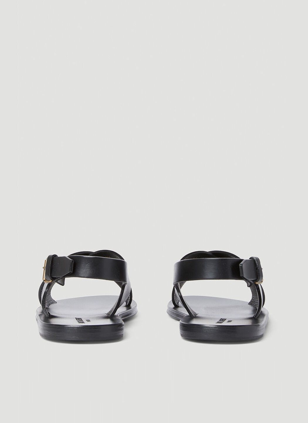 Saint Laurent Paris Saint Laurent Paris Mojave Sandals - Black Calf Leather Size US 9 / EU 42 - 4 Thumbnail