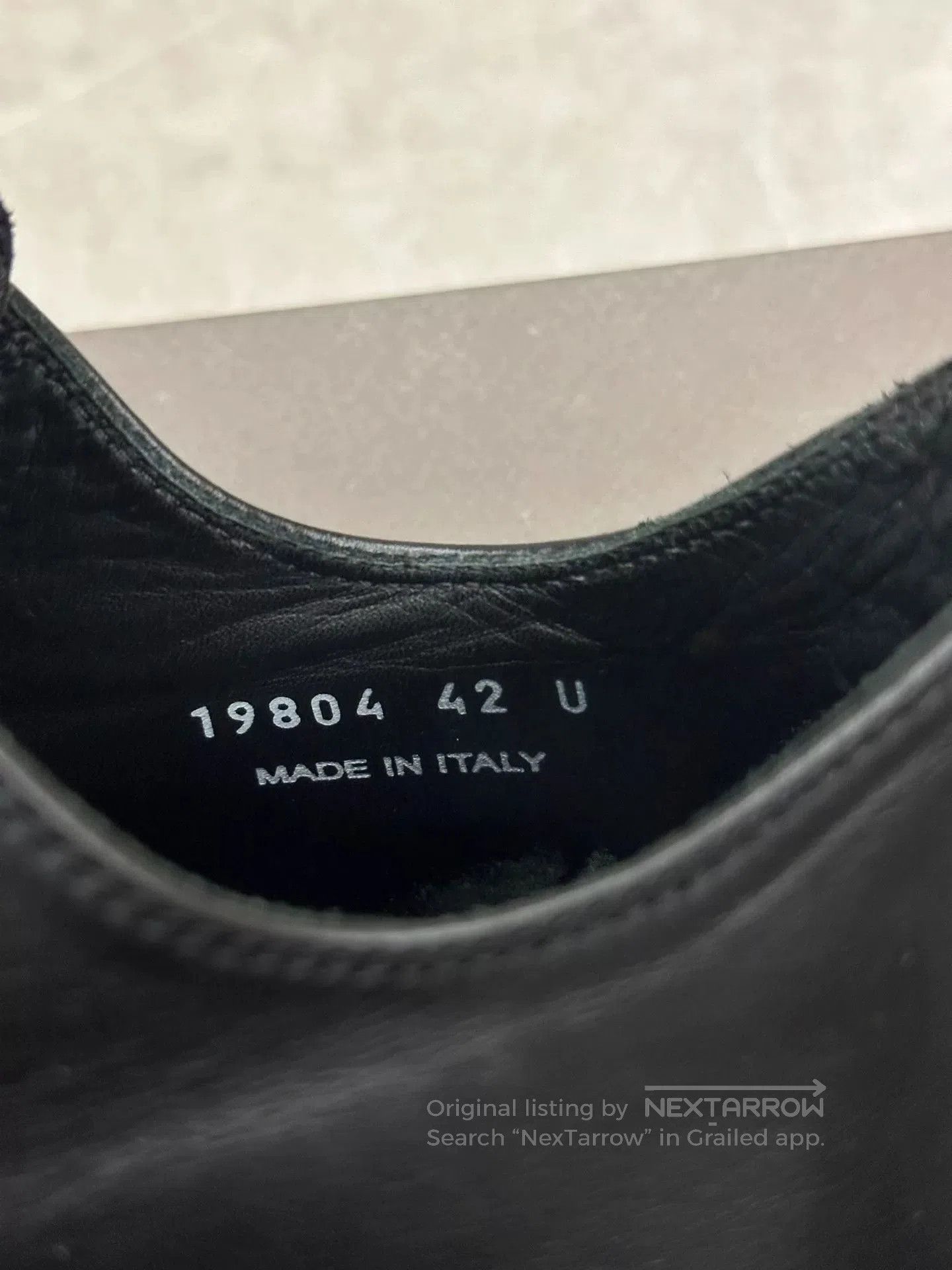 Rick Owens Rick Owens x Converse Black Leather Sneakers. Size US 9 / EU 42 - 7 Thumbnail