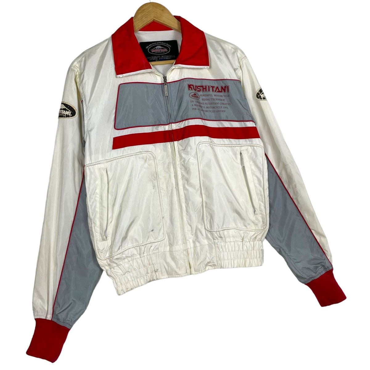 Japanese Brand × Kadoya 💥80s KUSHITANI RACING JAPAN BIKER JACKET Size US M / EU 48-50 / 2 - 3 Thumbnail