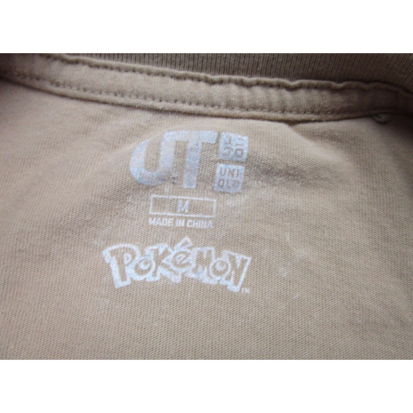 Uniqlo Uniqlo Shirt Mens Medium Tan Pokemon Gotta Catch Em All Graphic Print 2020 Short Sleeve Crew Neck Size US M / EU 48-50 / 2 - 4 Thumbnail