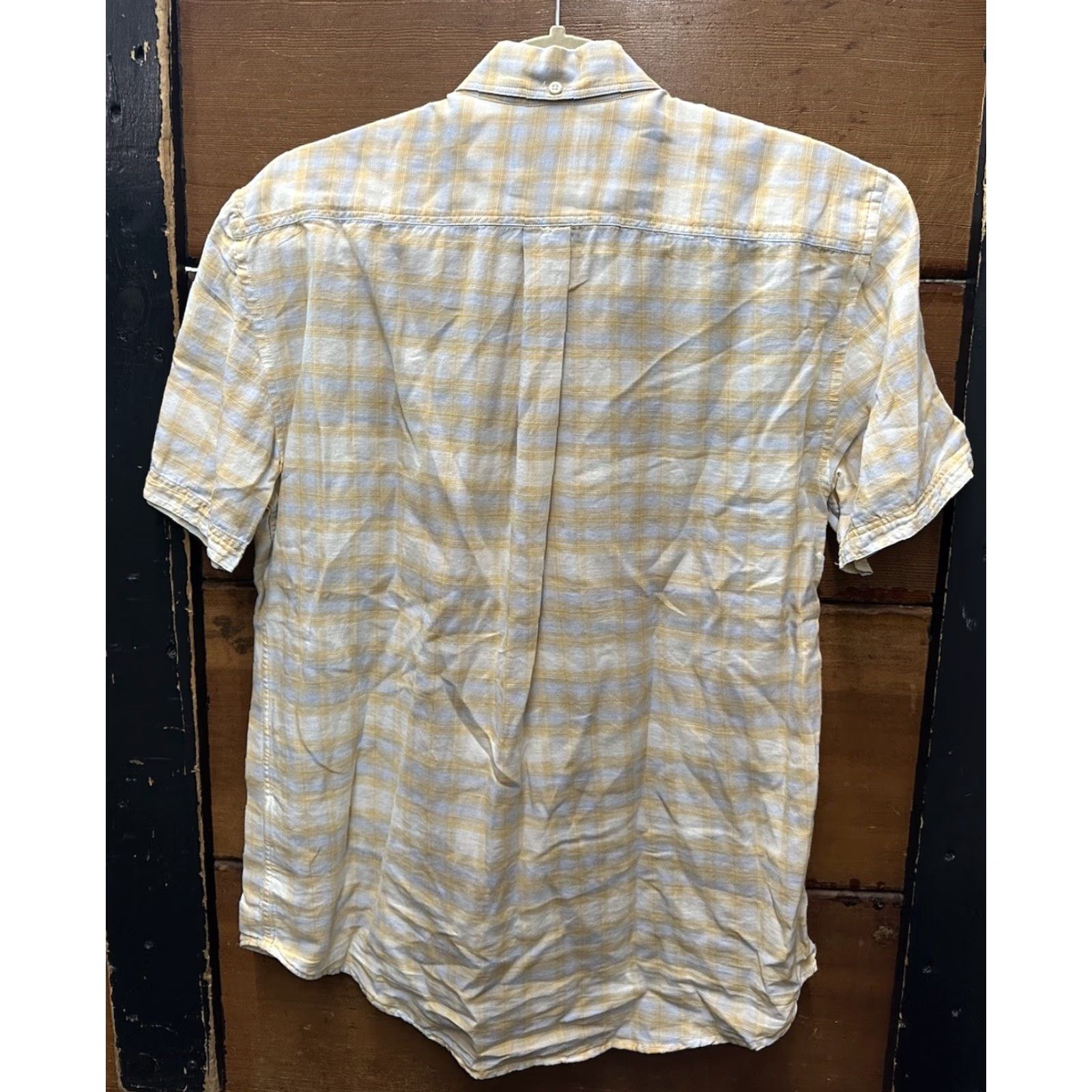Billy Reid **BILLY REID Men's Standard Cut Orange Plaid Button Up Shirt Size Small** User: **BILLY REID Men's Orange Plaid Button Up Shirt Size Small** Size US S / EU 44-46 / 1 - 2 Thumbnail