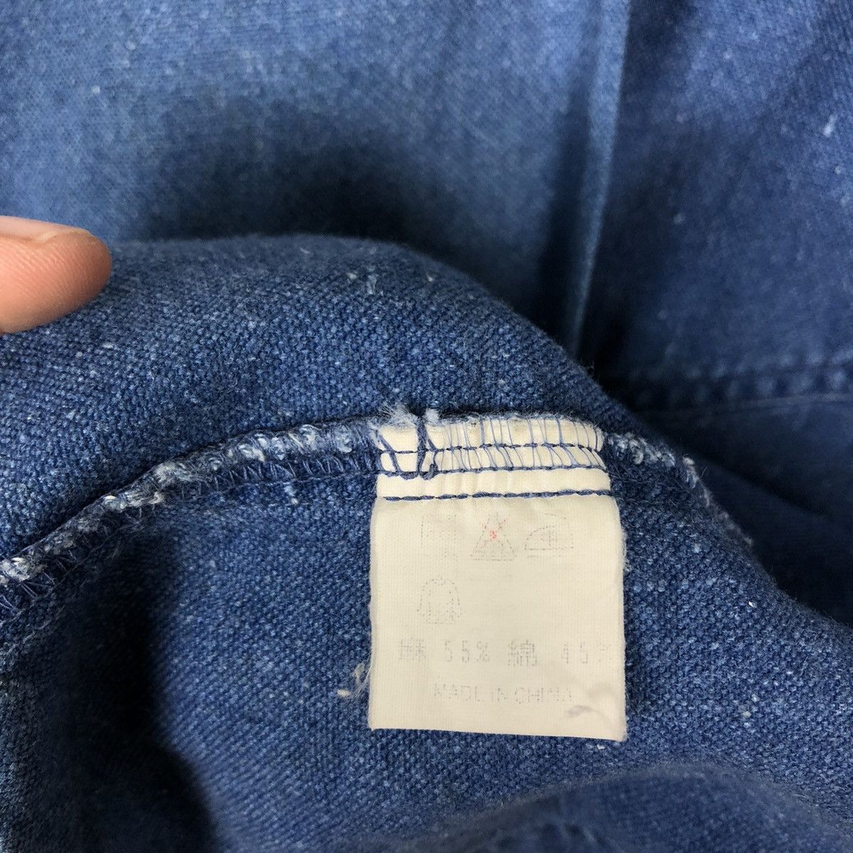 Japanese Brand 🔥90s Vintage Chore Denim Work Jacket Tomy Curt Issey Miyake Size US M / EU 48-50 / 2 - 14 Thumbnail