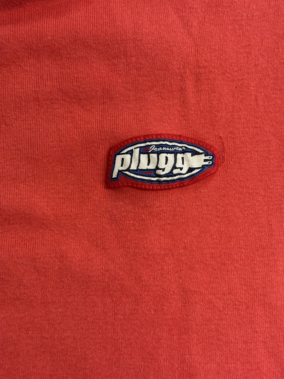 Other Plugg Jeanswear Soccer Tee - V-Neck Y2K Red Soccer Shirt -M Size US M / EU 48-50 / 2 - 4 Thumbnail