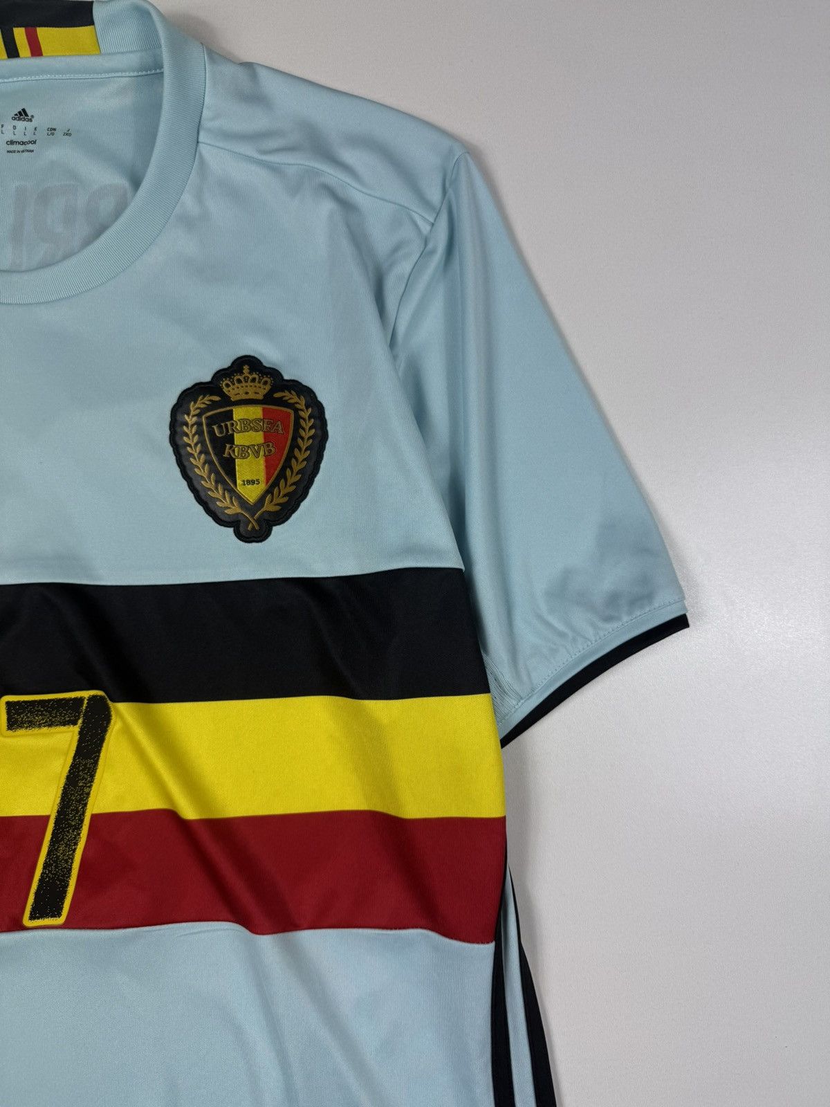 Adidas Adidas Belgium Away Jersey 2015/16 Kevin De Bruyne #7 Size US L / EU 52-54 / 3 - 5 Thumbnail
