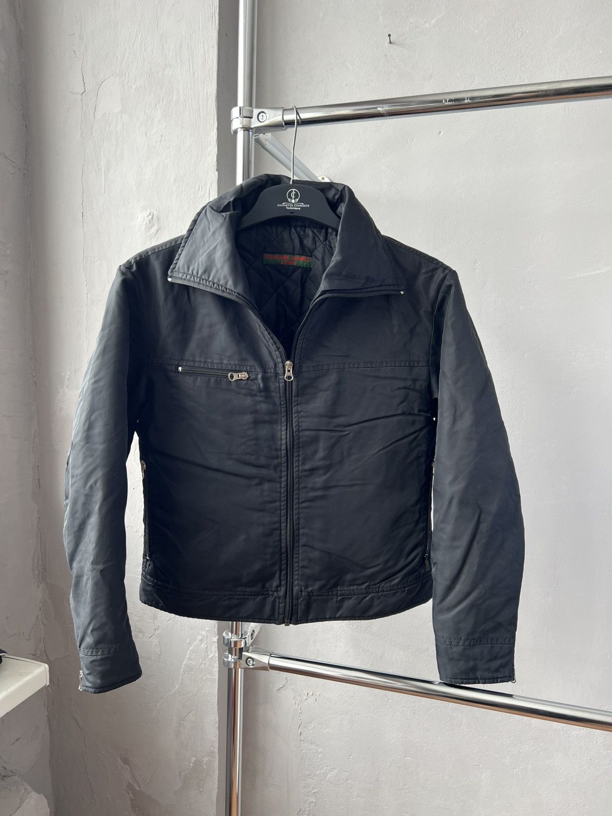 Katharine Hamnett London KATHARINE HAMNETT DENIM VINTAGE NYLON WOMEN ARCHIVE JACKET M Size M / US 6-8 / IT 42-44 - 4 Thumbnail