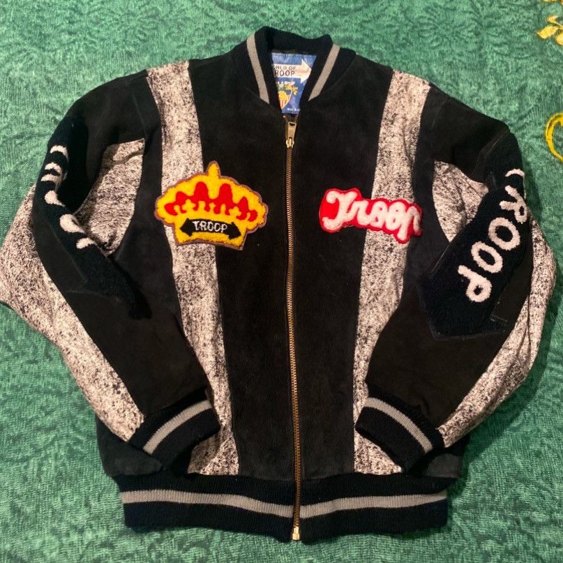 Varsity Jacket Troop Jacket 80s Troop World Of Style Leather