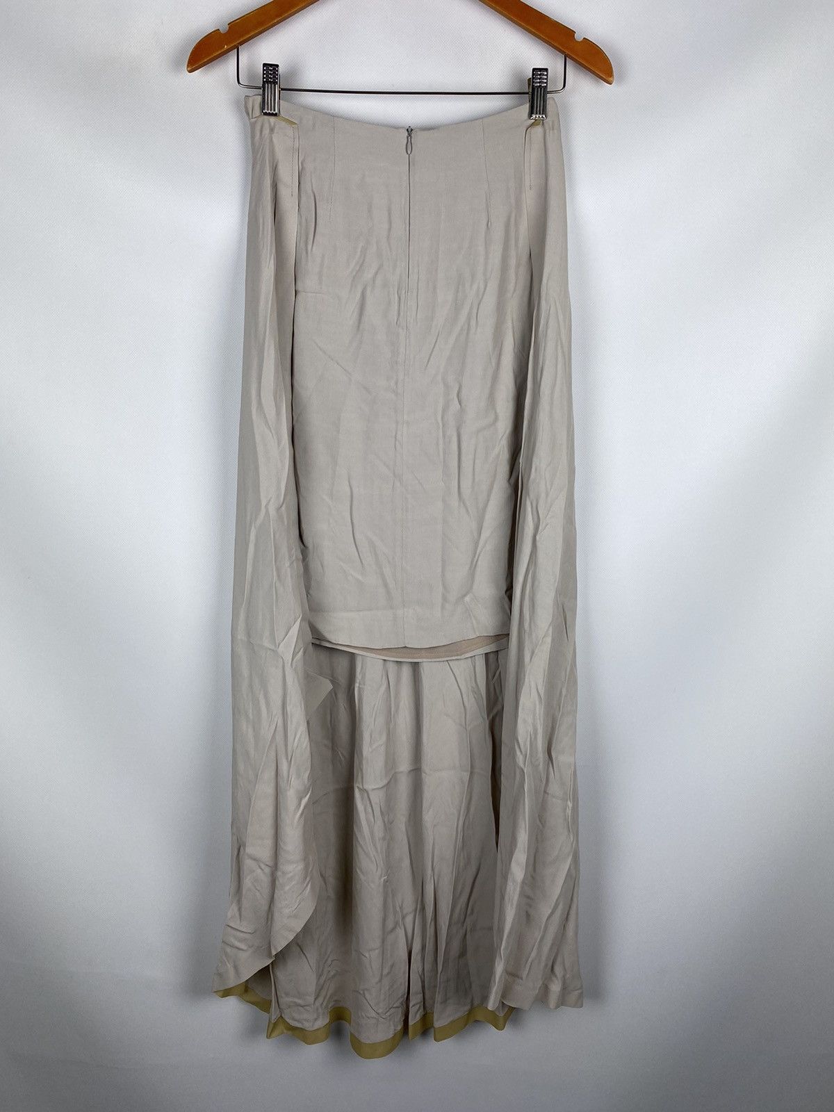Maison Margiela Maison Martin Margiela ladies viscose maxi skirt size 40 / L Size 27" / US 4 / IT 40 - 19 Thumbnail