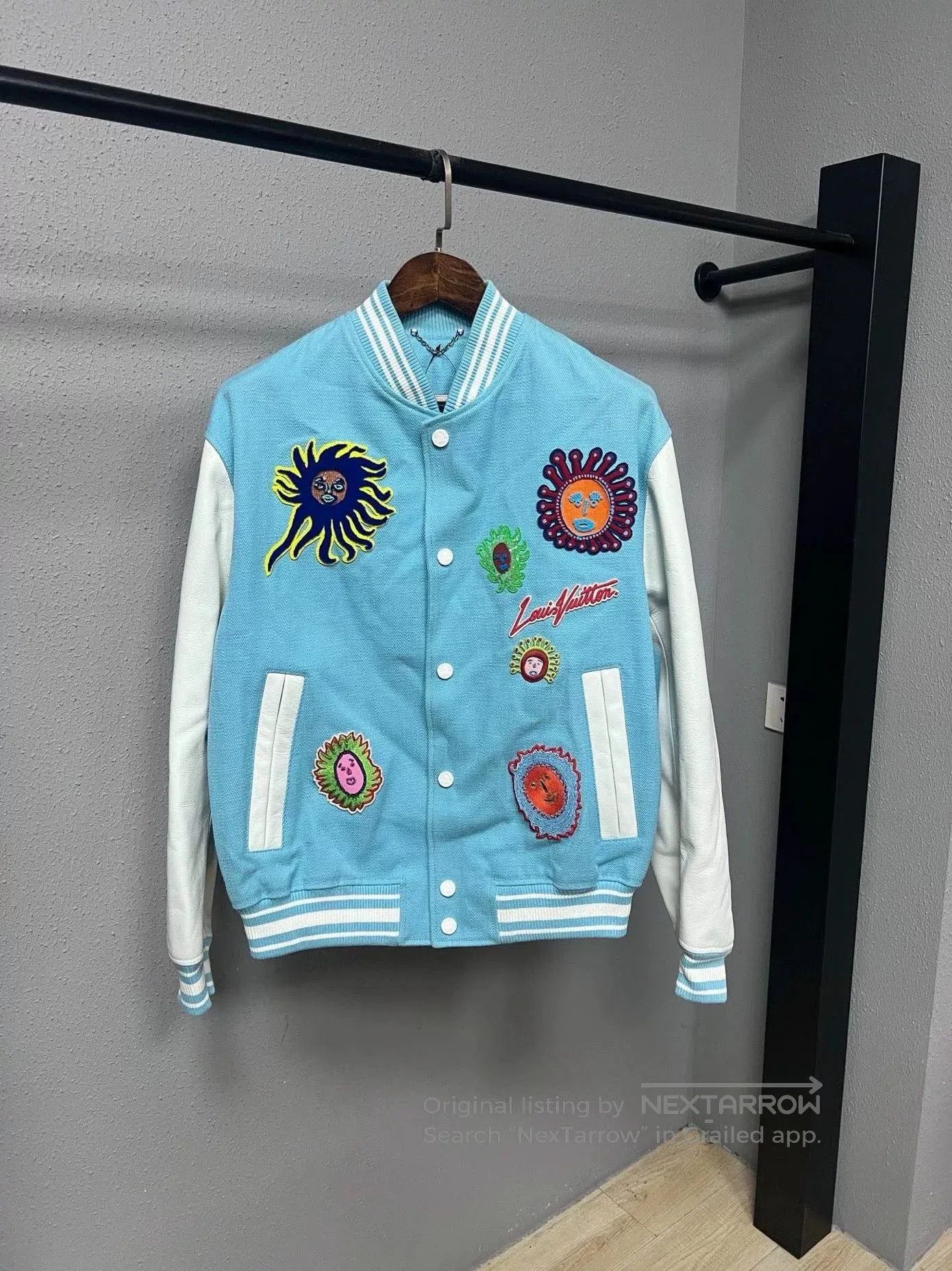 Louis Vuitton Louis Vuitton Yayoi Kusama Blue White Embroidered Baseball Size US L / EU 52-54 / 3 - 1 Thumbnail