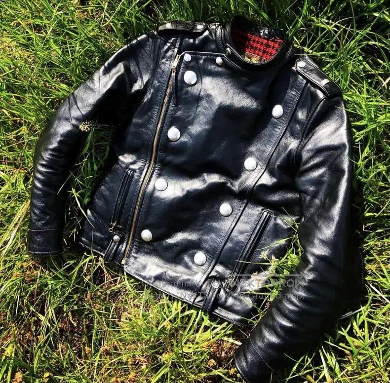 The Real McCoy's The Real McCoys J-31 Classic Pig's Milk Horseskin Motorcyc Size US XXL / EU 58 / 5 - 1 Thumbnail