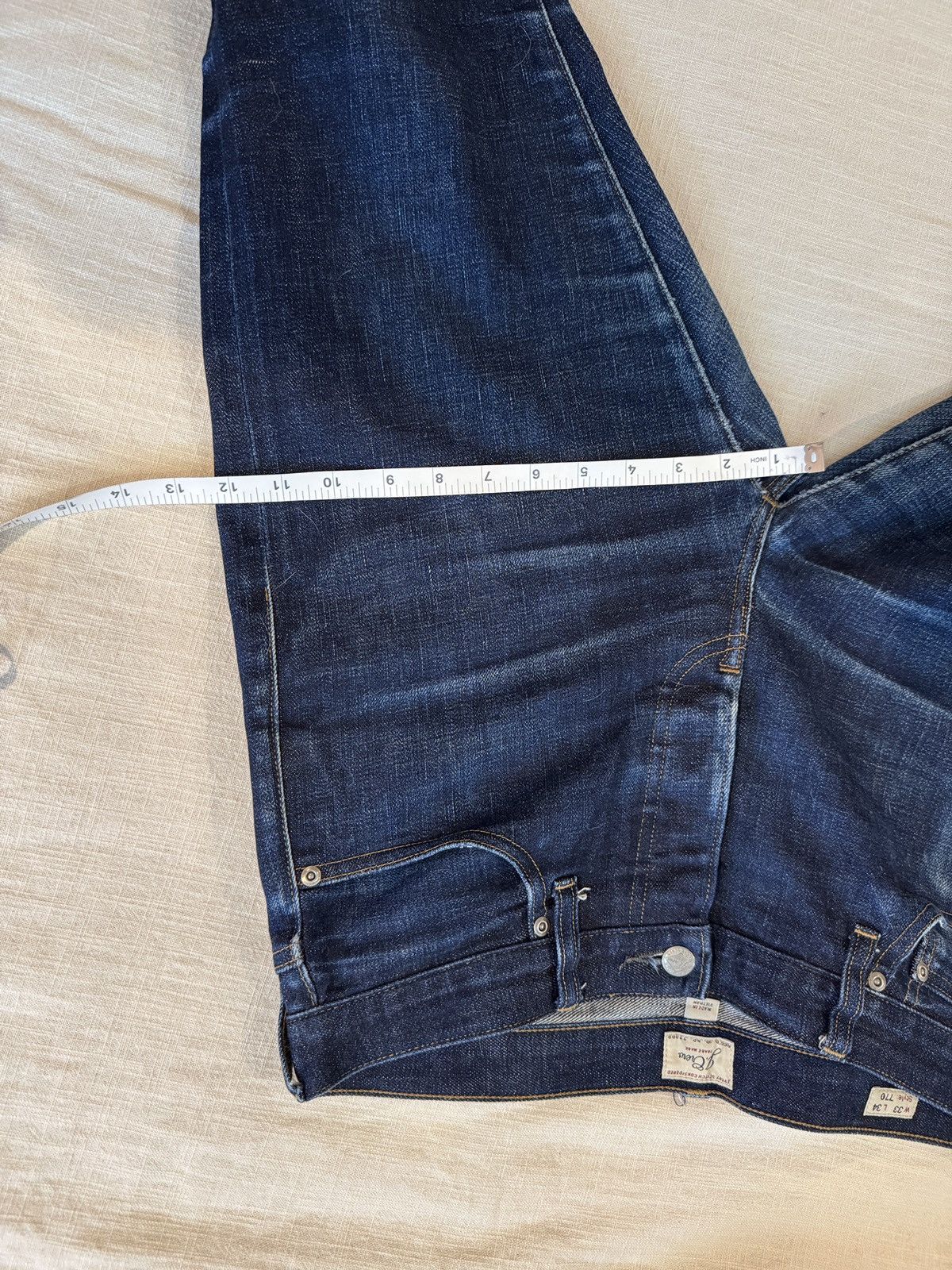 J.Crew J.Crew 770 Jeans in Japanese Selvedge - 33x31 Size US 33 - 7 Thumbnail