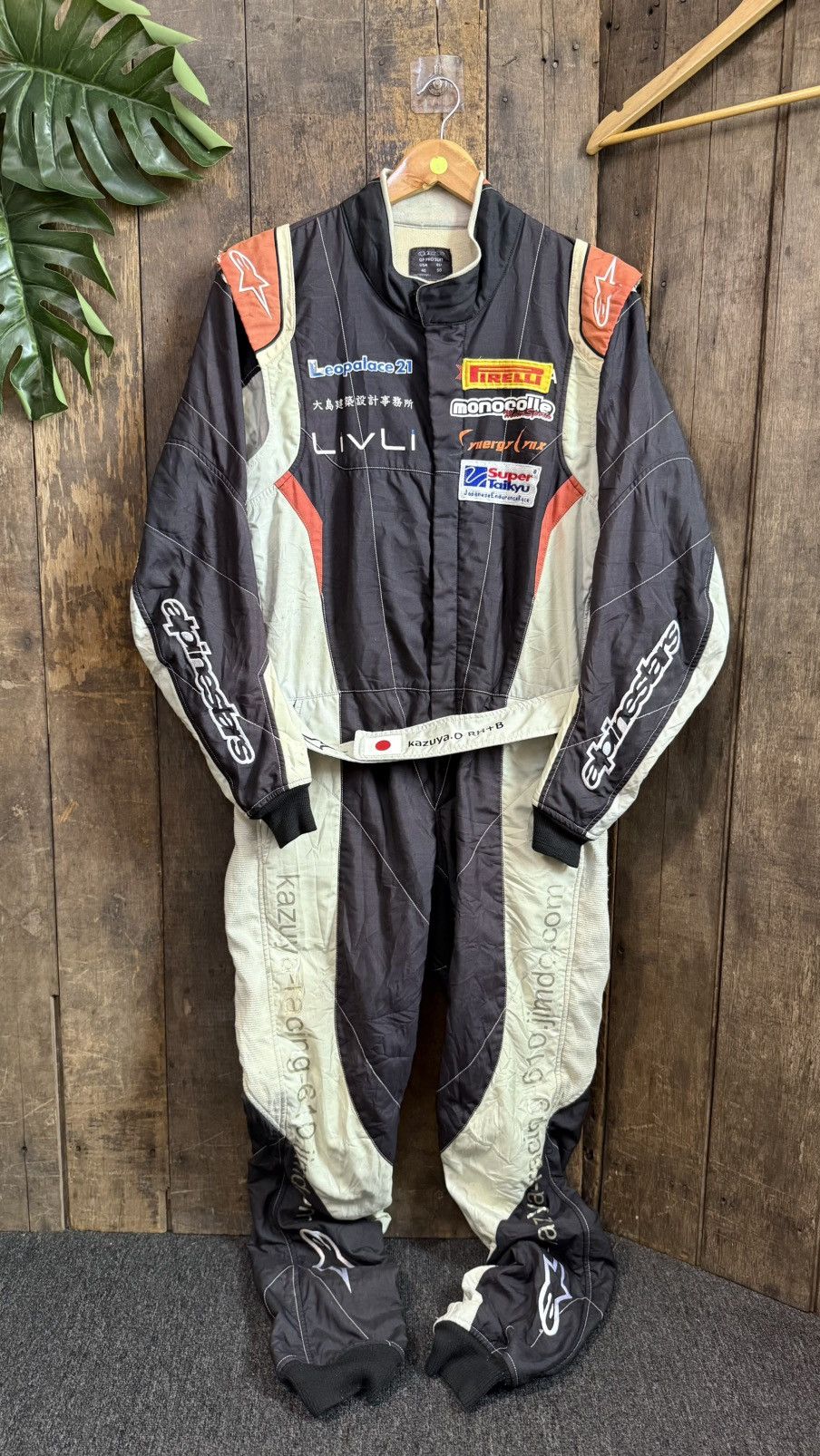 Alpinestars Vintage Alpinestars Kazuya Oshima Racing Suit Size US 34 / EU 50 - 1 Thumbnail