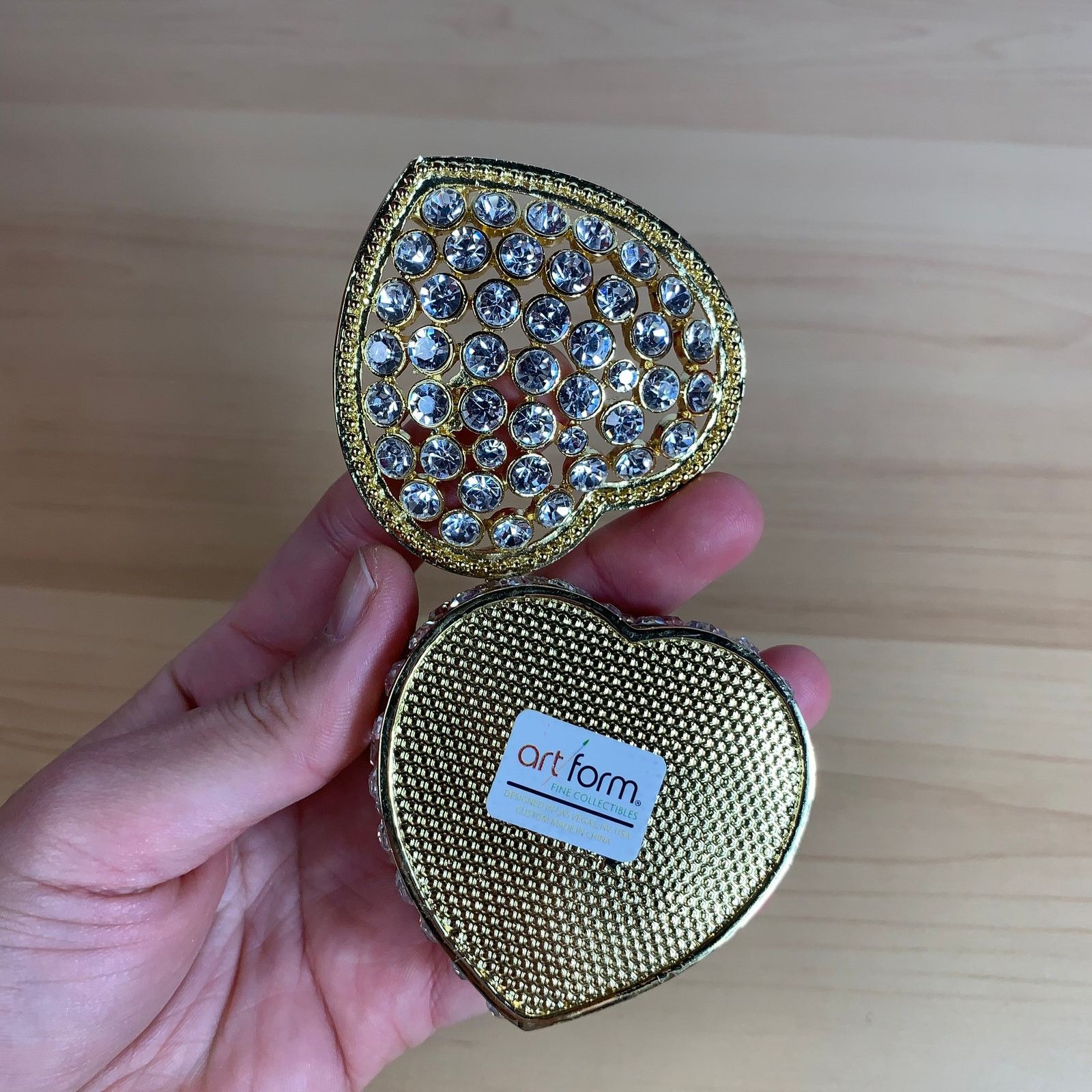 Other Fashion Jewelry Case Trinket Box Heart Shaped Casket Size ONE SIZE - 3 Thumbnail