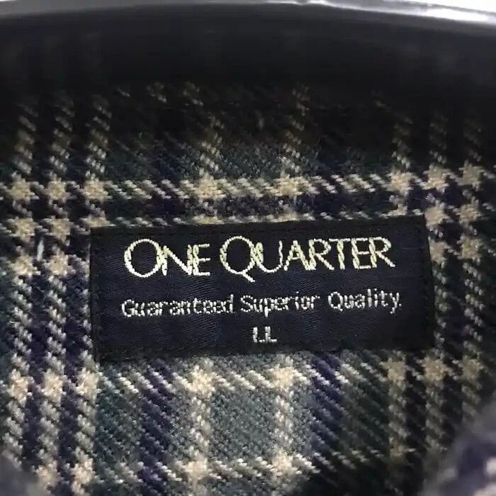 Flannel Vintage One Quarter Flannel Shirt Size US L / EU 52-54 / 3 - 4 Thumbnail