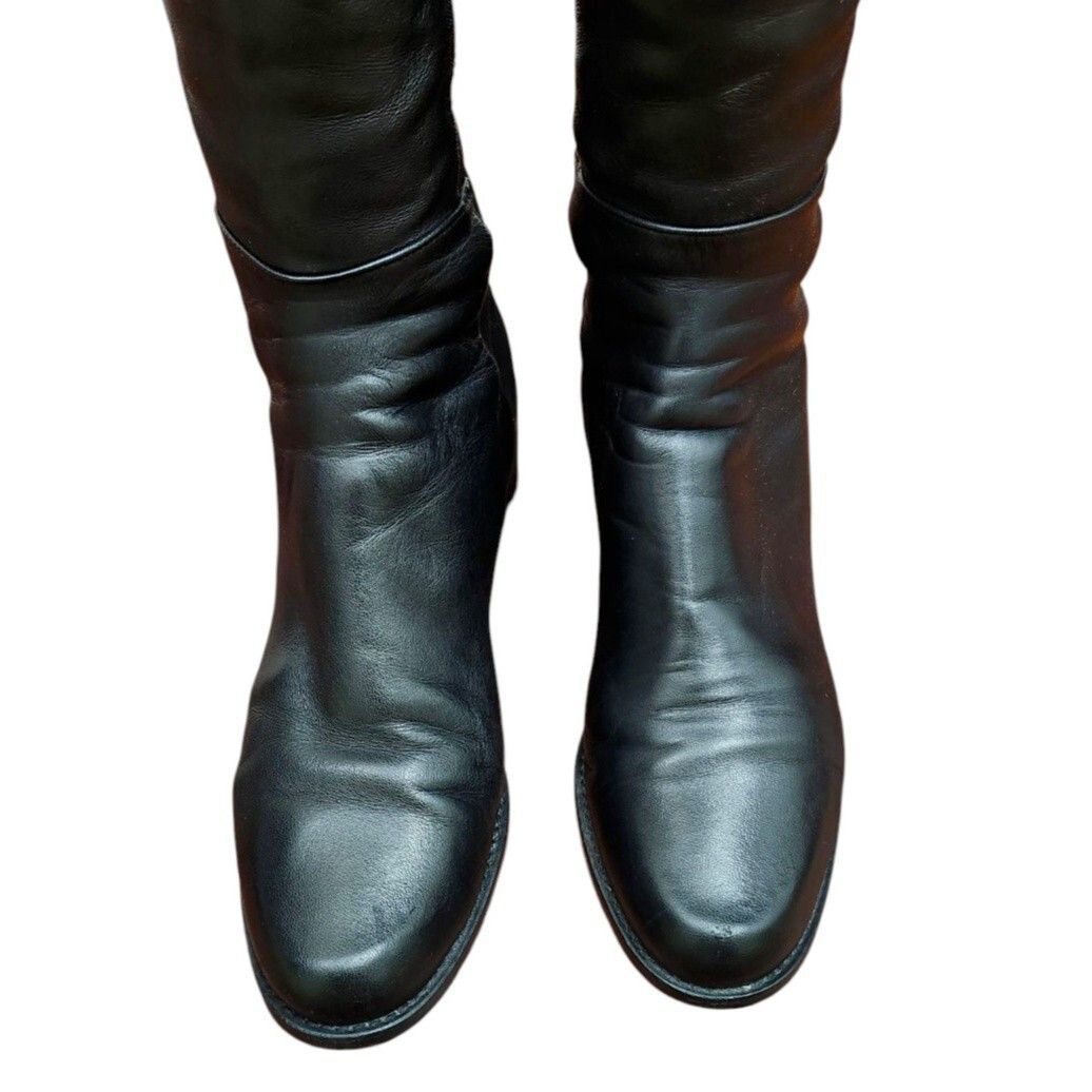 Stuart Weitzman STUART WEITZMAN Leather Knee High Black Riding Boots Size 8 Size US 8 / IT 38 - 5 Thumbnail