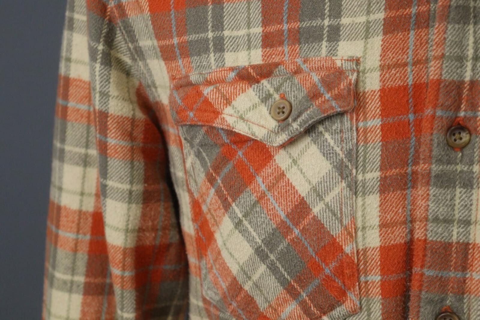 Designer Nudie Jeans Co Multi Plaid Cotton Front Shirt Size L Size US L / EU 52-54 / 3 - 5 Thumbnail