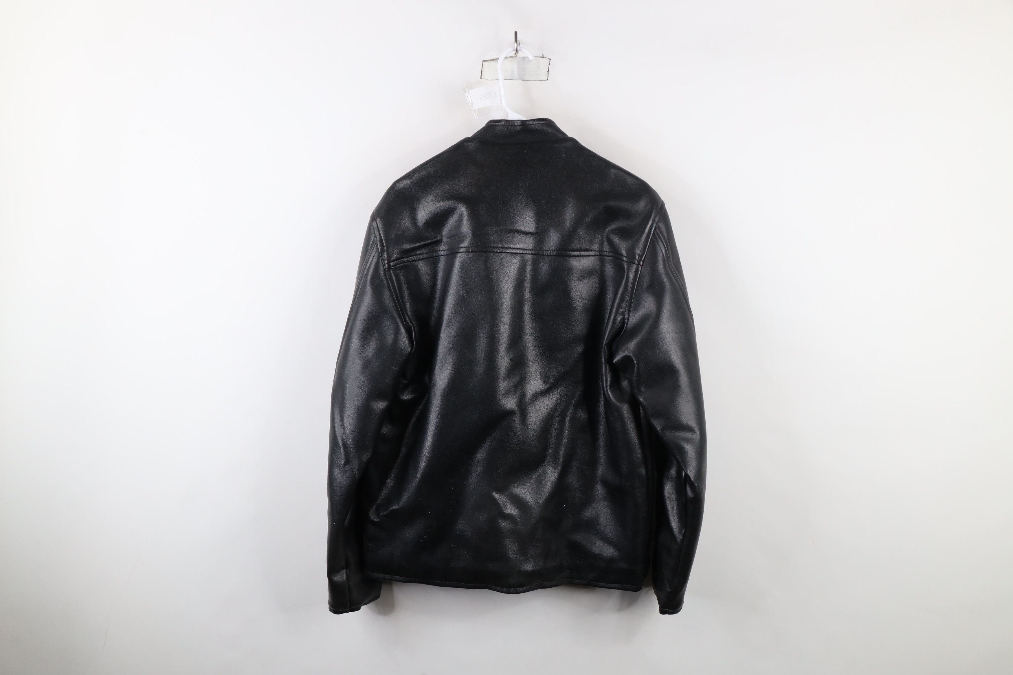 Vintage Vintage 60s 70s Streetwear Leather Cafe Racer Jacket Japan Size US L / EU 52-54 / 3 - 13 Thumbnail