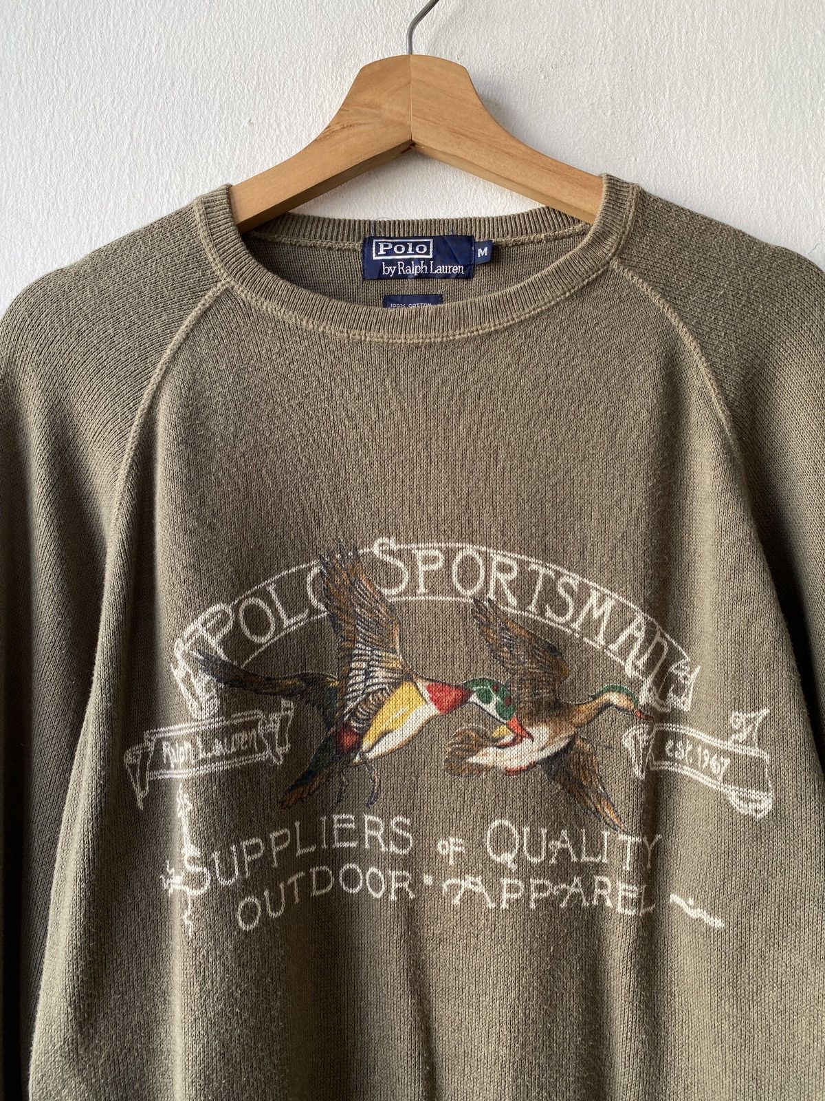 Polo Ralph Lauren 1990s - Vintage Polo Sportsman Ralph Lauren Sweatshirt Size US M / EU 48-50 / 2 - 6 Thumbnail