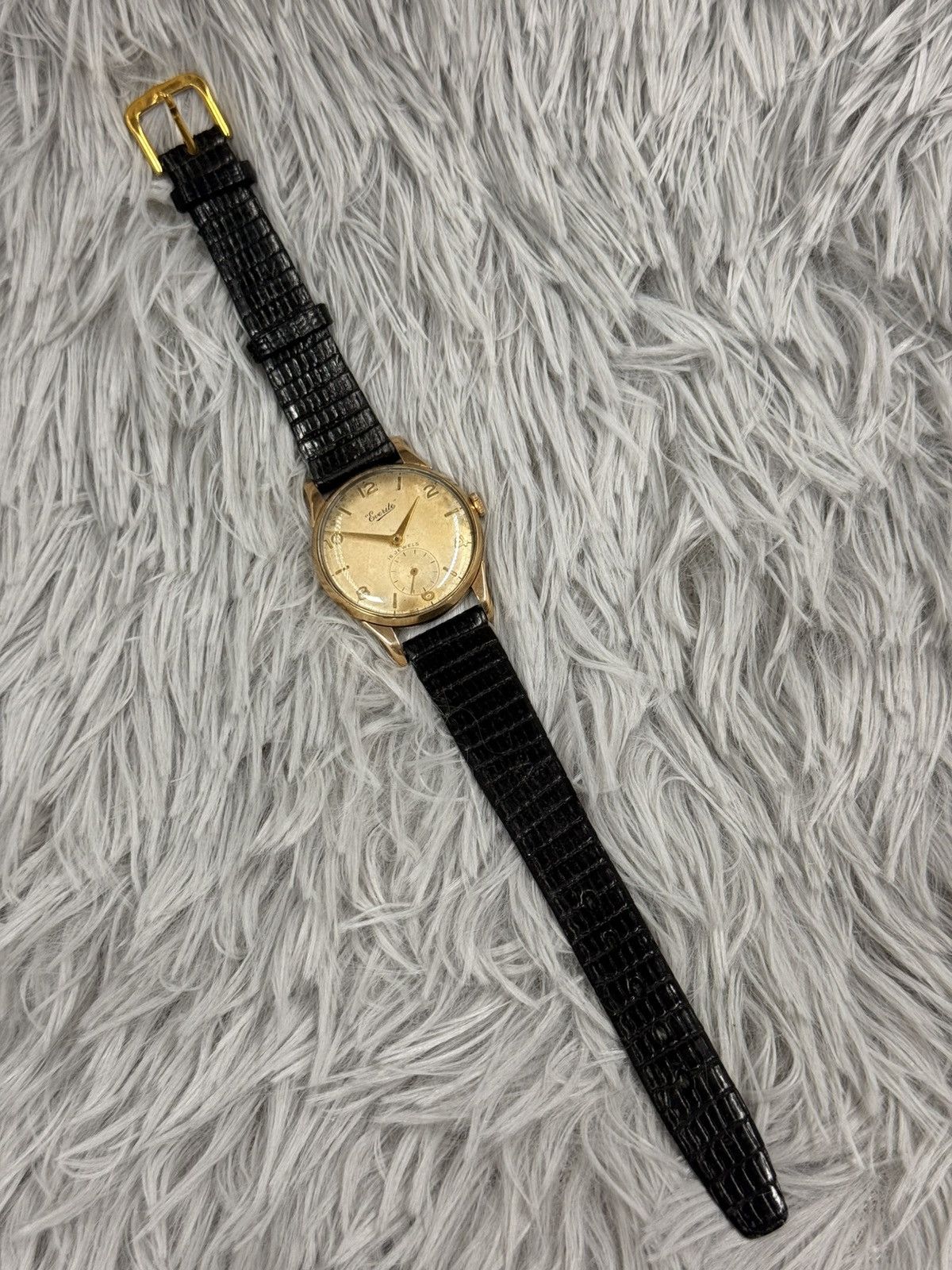 Vintage Vintage 1970’s EVERITE 15 jewels Manual Watch 9CT. Gold Size ONE SIZE - 17 Thumbnail