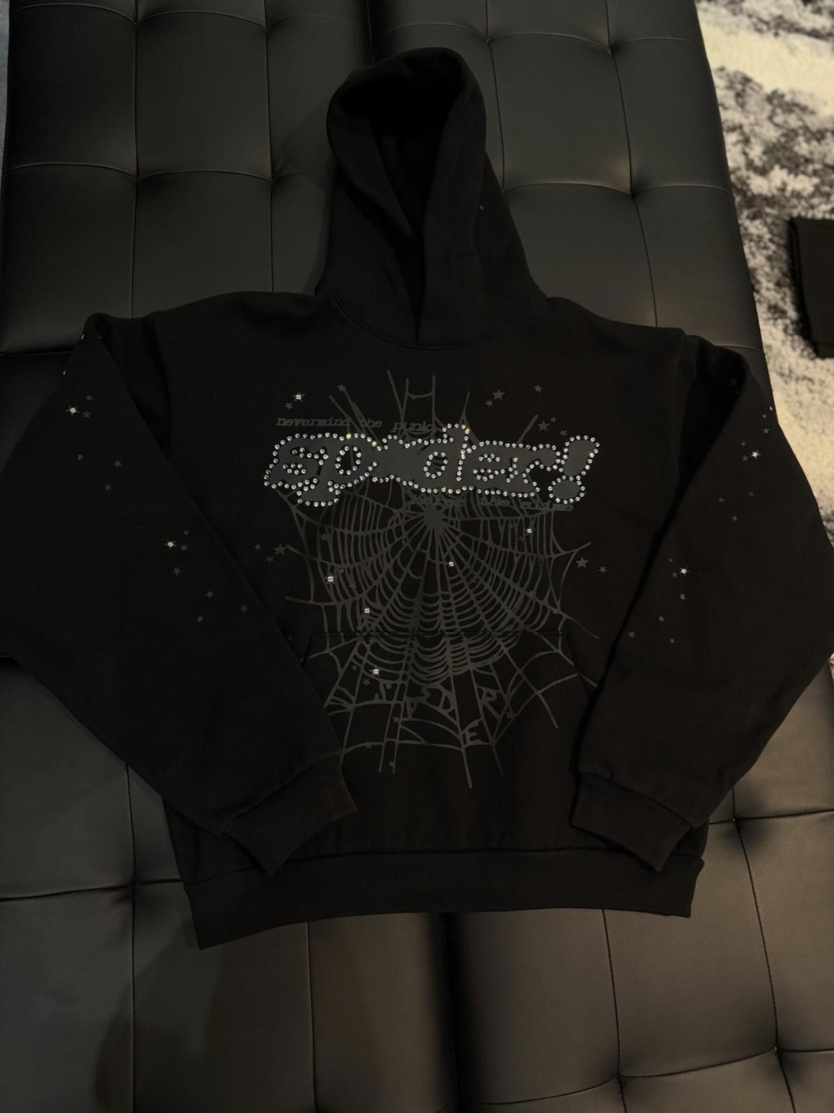 Sp5der Sp5der Black VVS Stone Hoodie Size Large 2026 100% Authentic Size US L / EU 52-54 / 3 - 1 Thumbnail