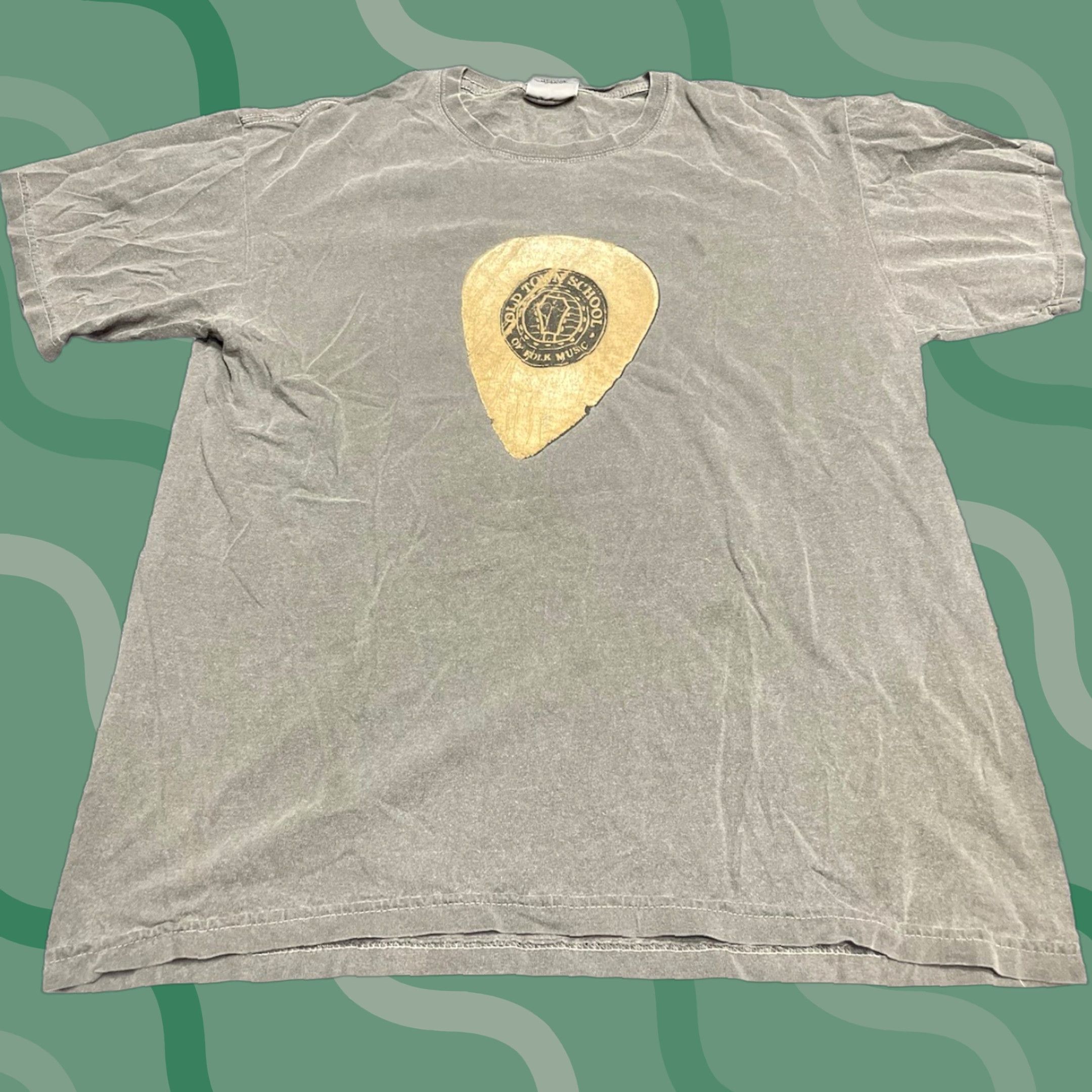 Folk VINTAGE Mens M Old Town School of Folk Tee Gray Cotton Shirt Adult M Gray Mens Shirts Size US M / EU 48-50 / 2 - 1 Thumbnail