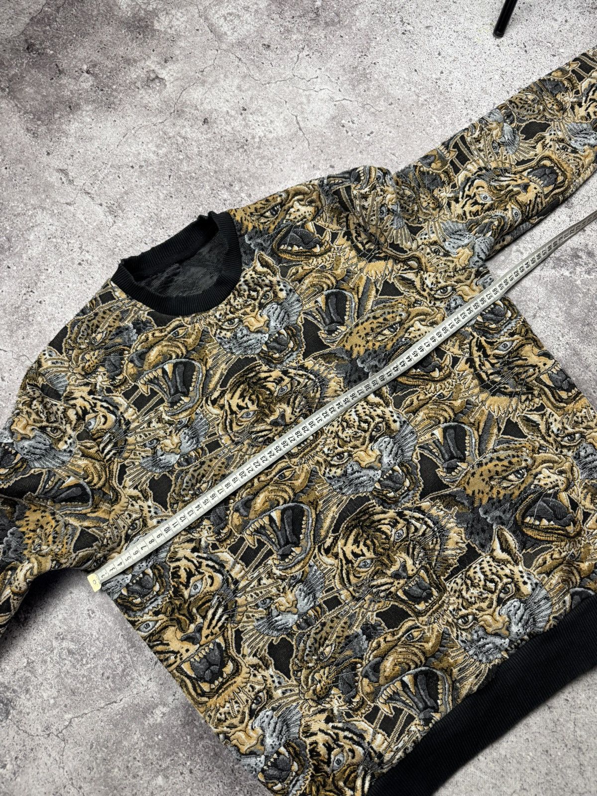 Hysteric Glamour Vintage Japanesse Tiger OverprintedSweatshirt Sweater Rare Size US M / EU 48-50 / 2 - 7 Thumbnail
