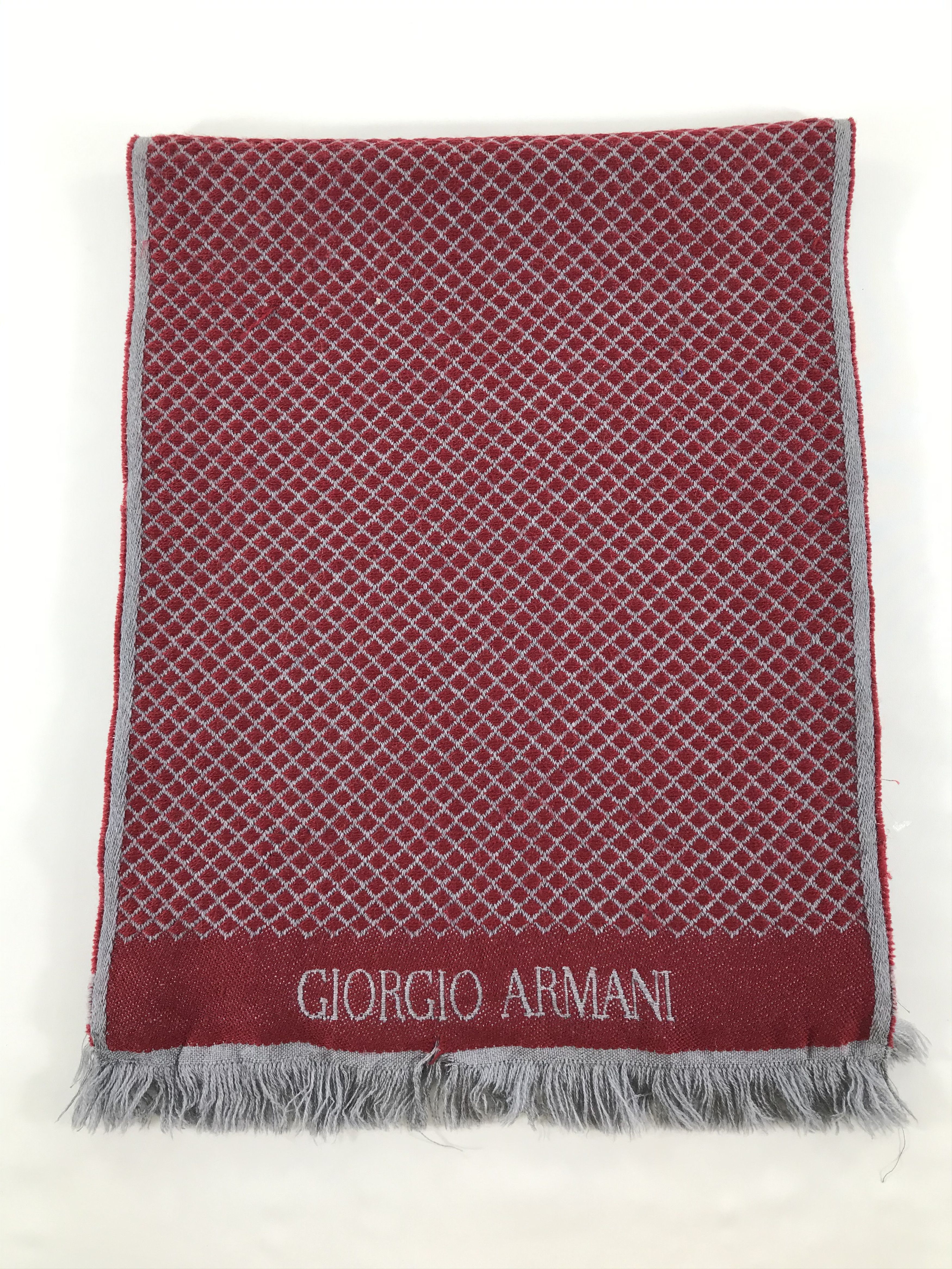 Giorgio Armani Vintage Giorgio Armani Scarf/Muffler/Neckwear MF1484 Size ONE SIZE - 2 Thumbnail