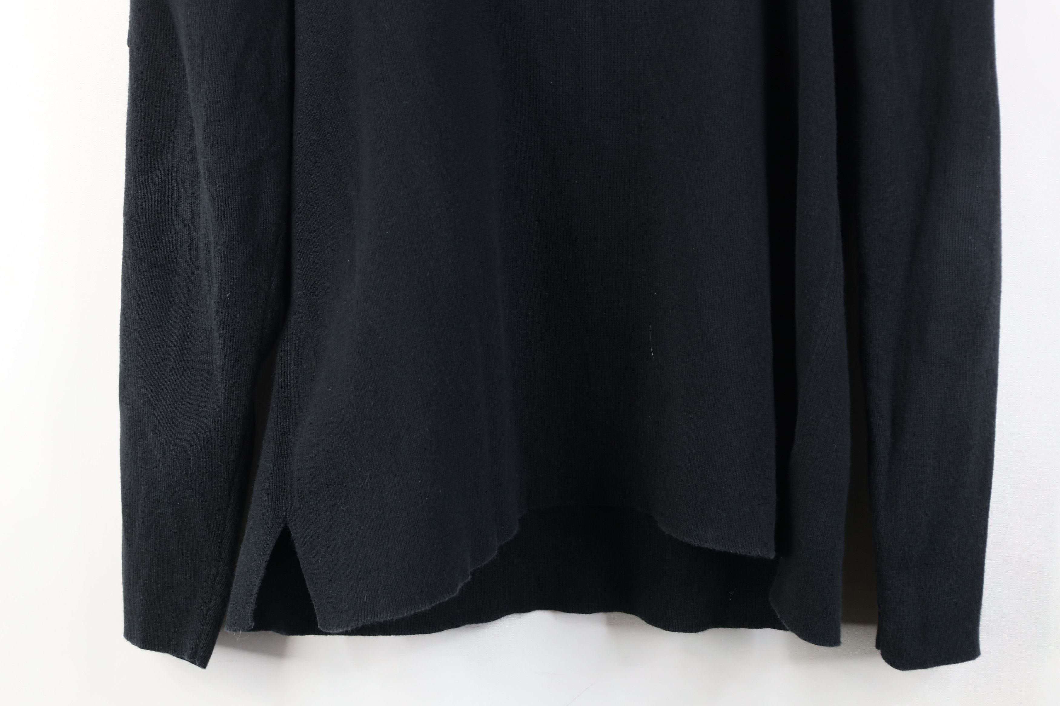 Vintage Vintage 90s Y2K Streetwear Cotton Ribbed Knit Sweater Black Size L / US 10 / IT 46 - 13 Thumbnail