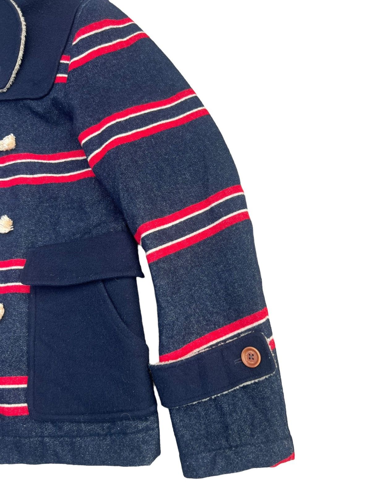 Bajra Education From Young Machines Border Striped Hoodie Jacket Size US M / EU 48-50 / 2 - 8 Thumbnail